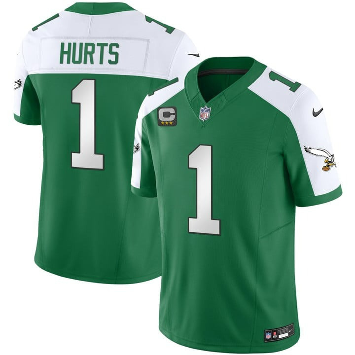 Jalen Hurts Men's Philadelphia Eagles Kelly Green Vapor Limited Kelly Alternate Jersey - All Stitched