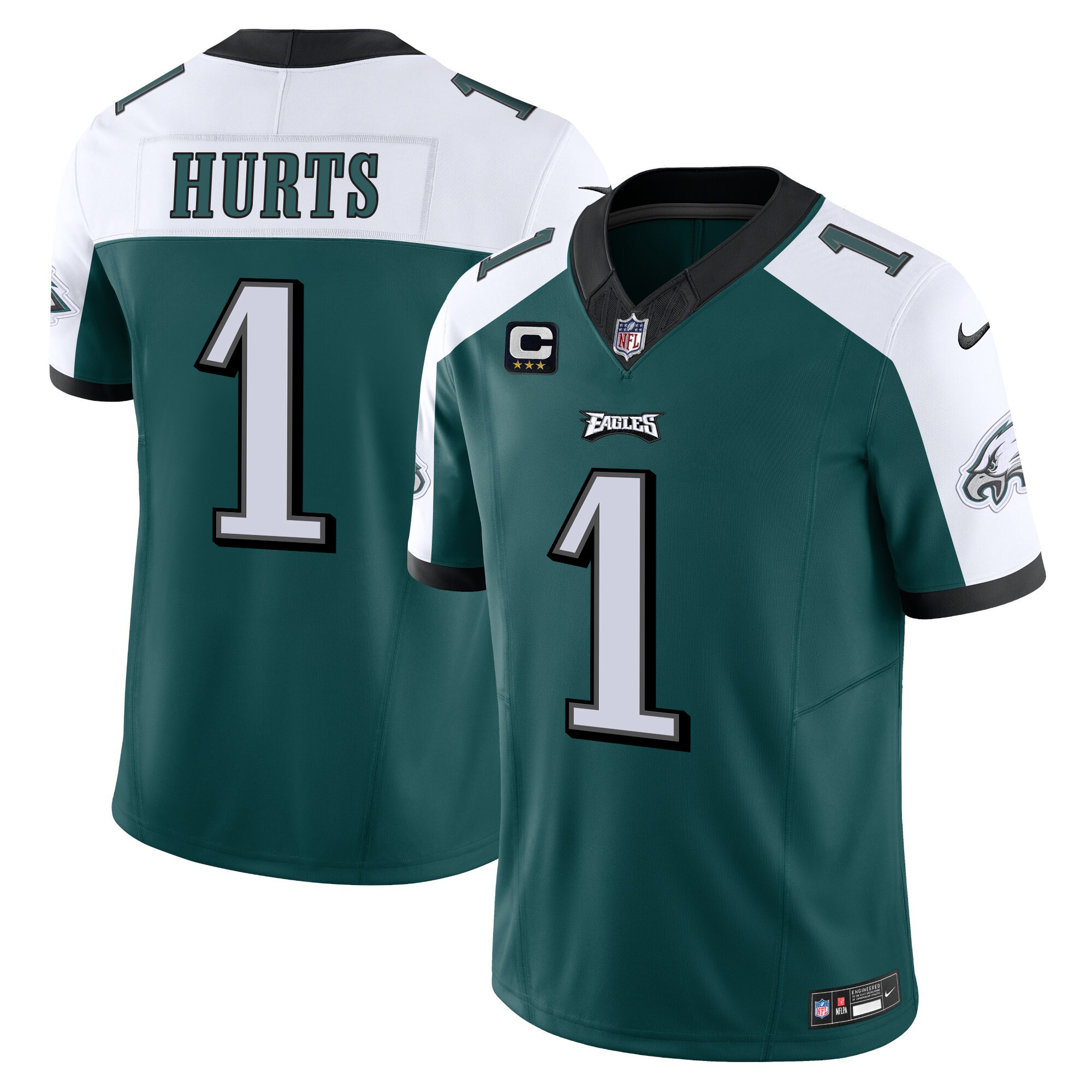 Jalen Hurts Men's Philadelphia Eagles Vapor Limited Alternate Jersey - All Stitched