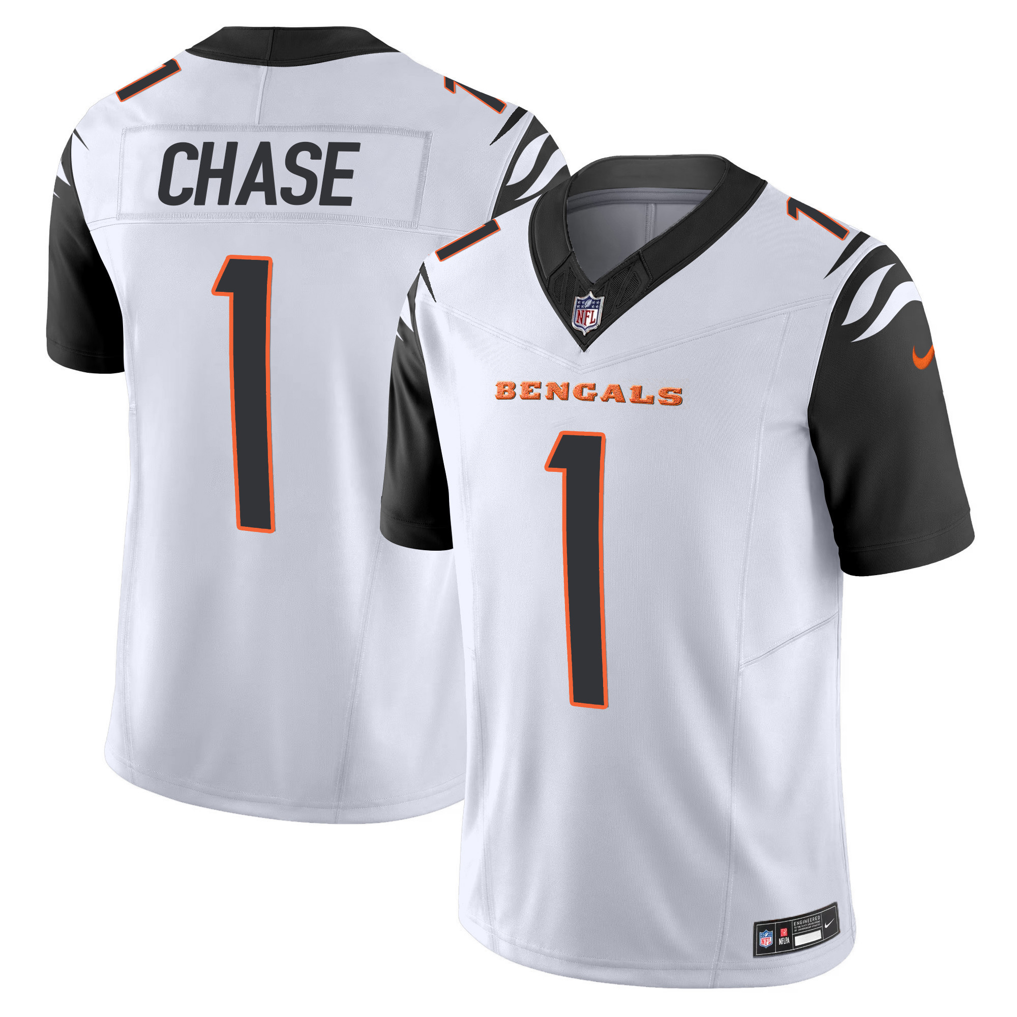 Ja'Marr Chase Men's Cincinnati Bengals Vapor Limited Color Rush Jersey - All Stitched