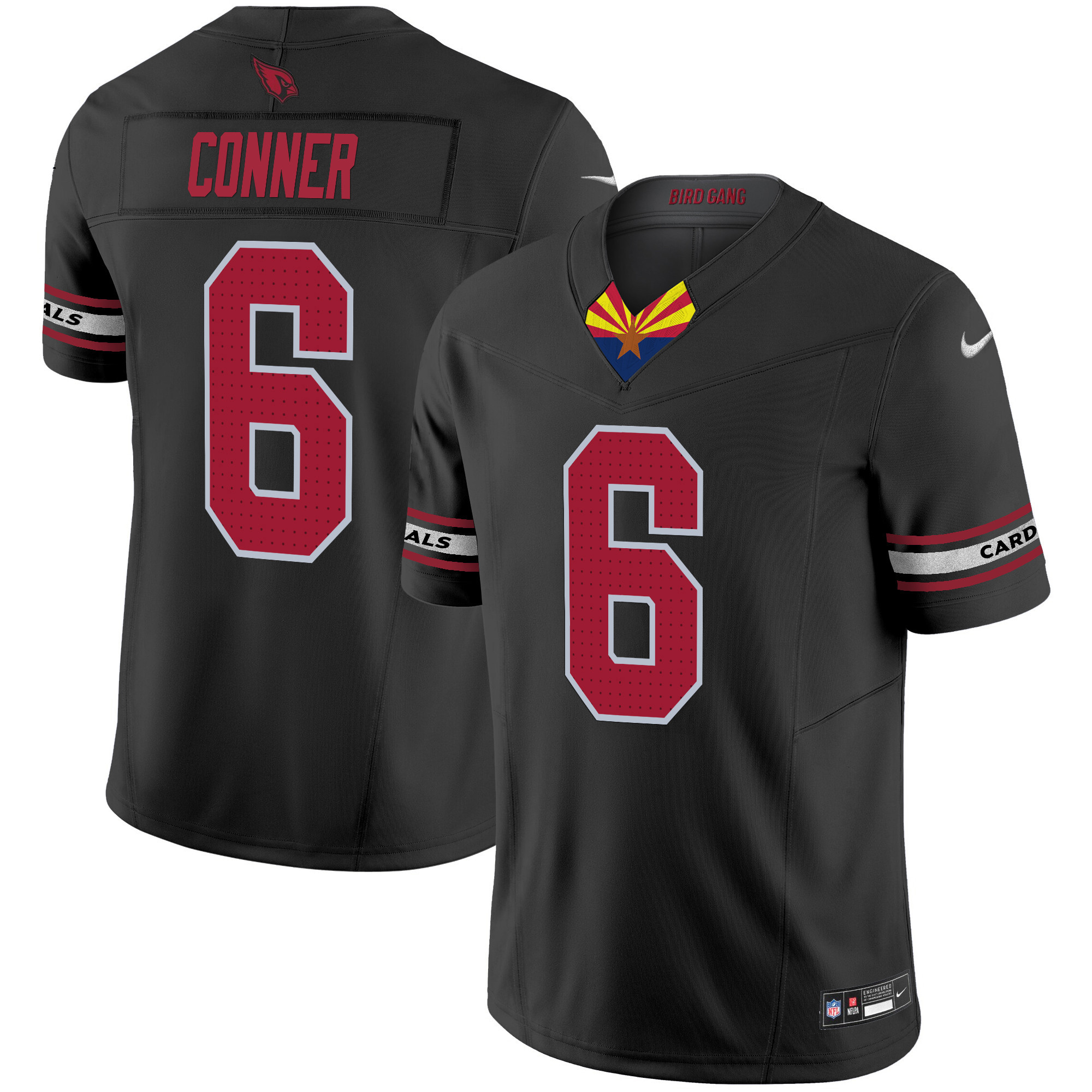 James Conner Men's Arizona Cardinals 2024 Special Vapor Limited Black Jersey - All Stitched