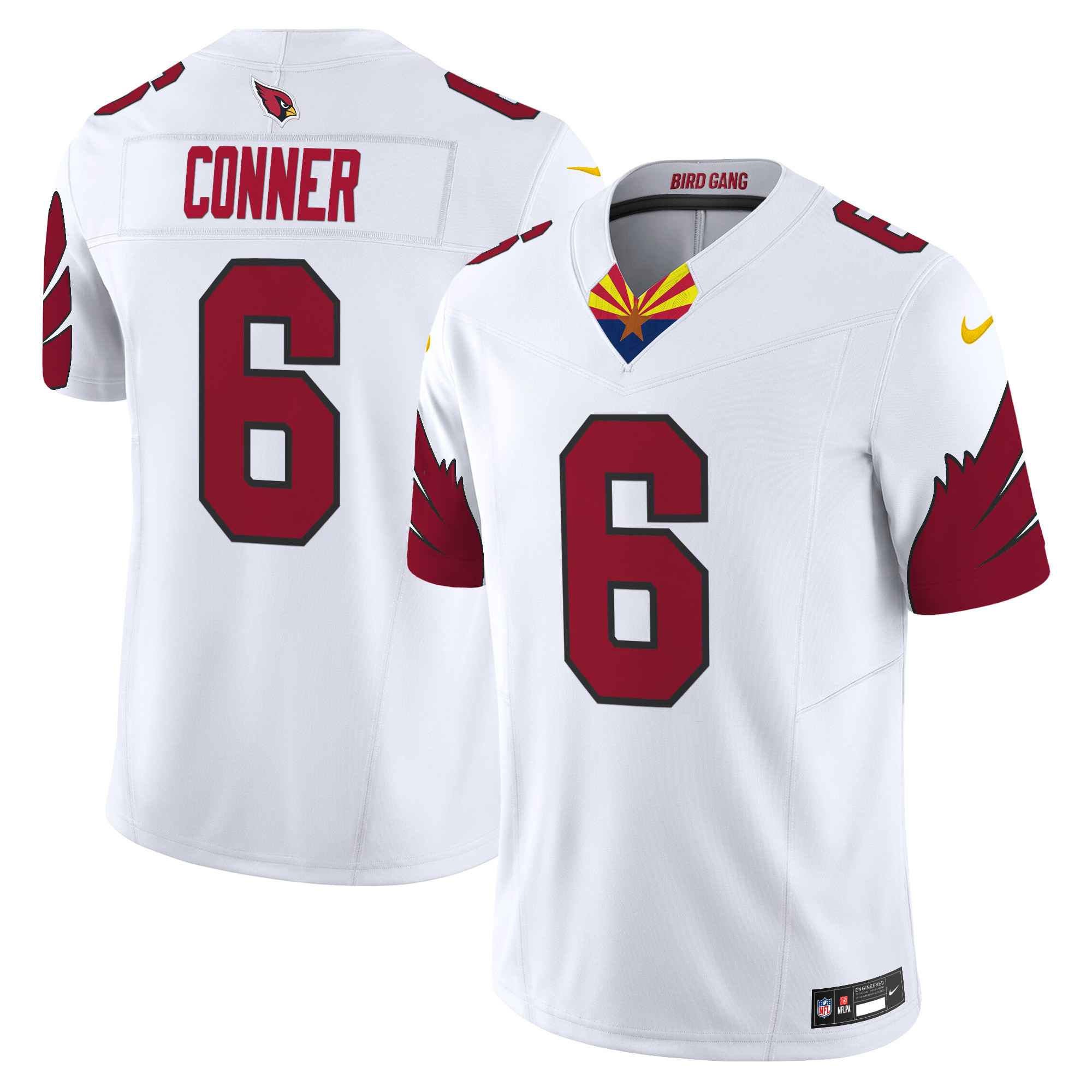 James Conner Men's Arizona Cardinals 2024 Special Vapor Limited White Jersey - All Stitched