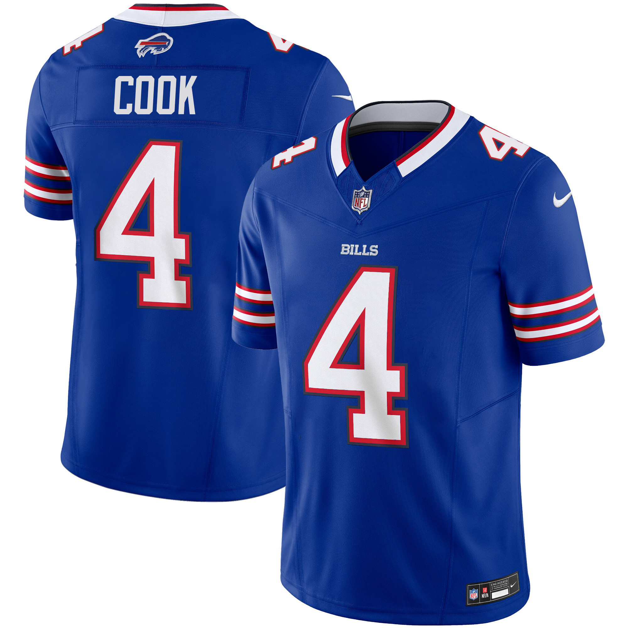 James Cook Men's Buffalo Bills Vapor Limited Royal Jersey - All Stitched