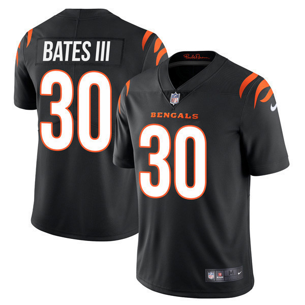 Jessie Bates III Men's Cincinnati Bengals Player Vapor Limited Black Jersey - All Stitched