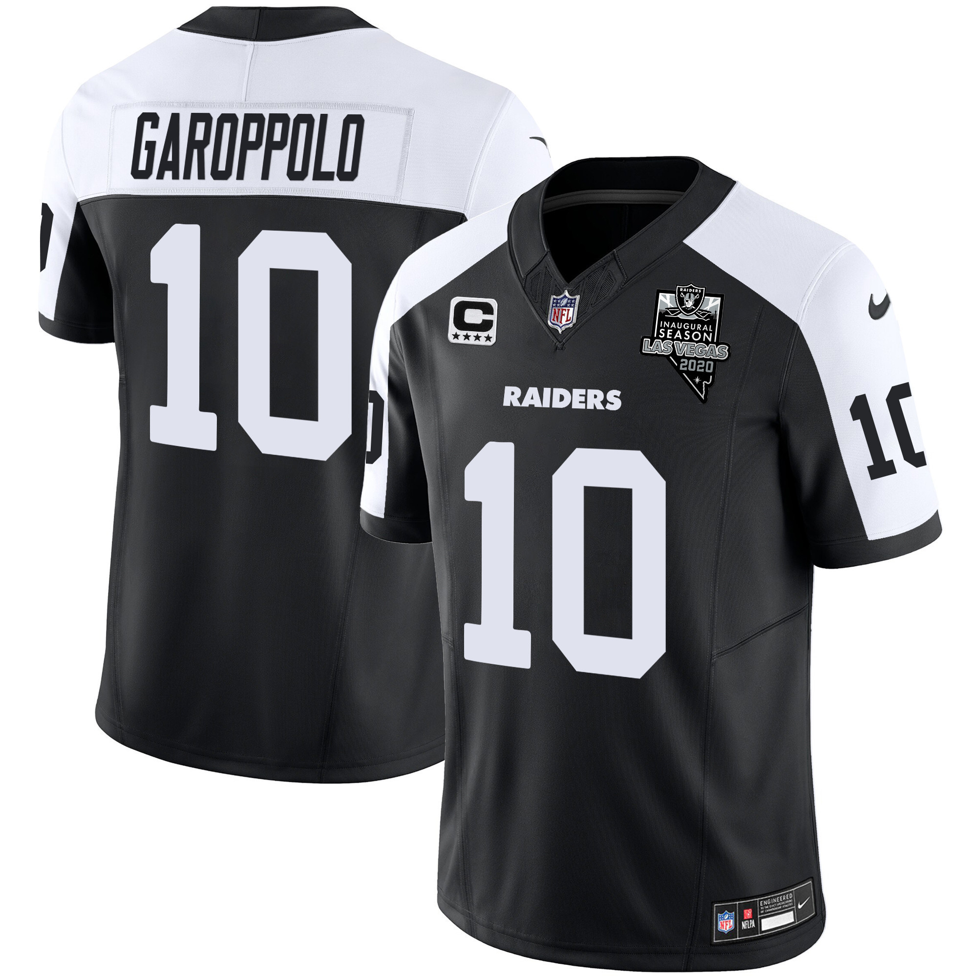 Jimmy Garoppolo Men's Las Vegas Raiders Vapor Limited Alternate Jersey - All Stitched