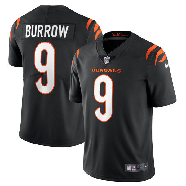 Joe Burrow Women's Cincinnati Bengals Player Vapor Limited Black Jersey - All Stitched