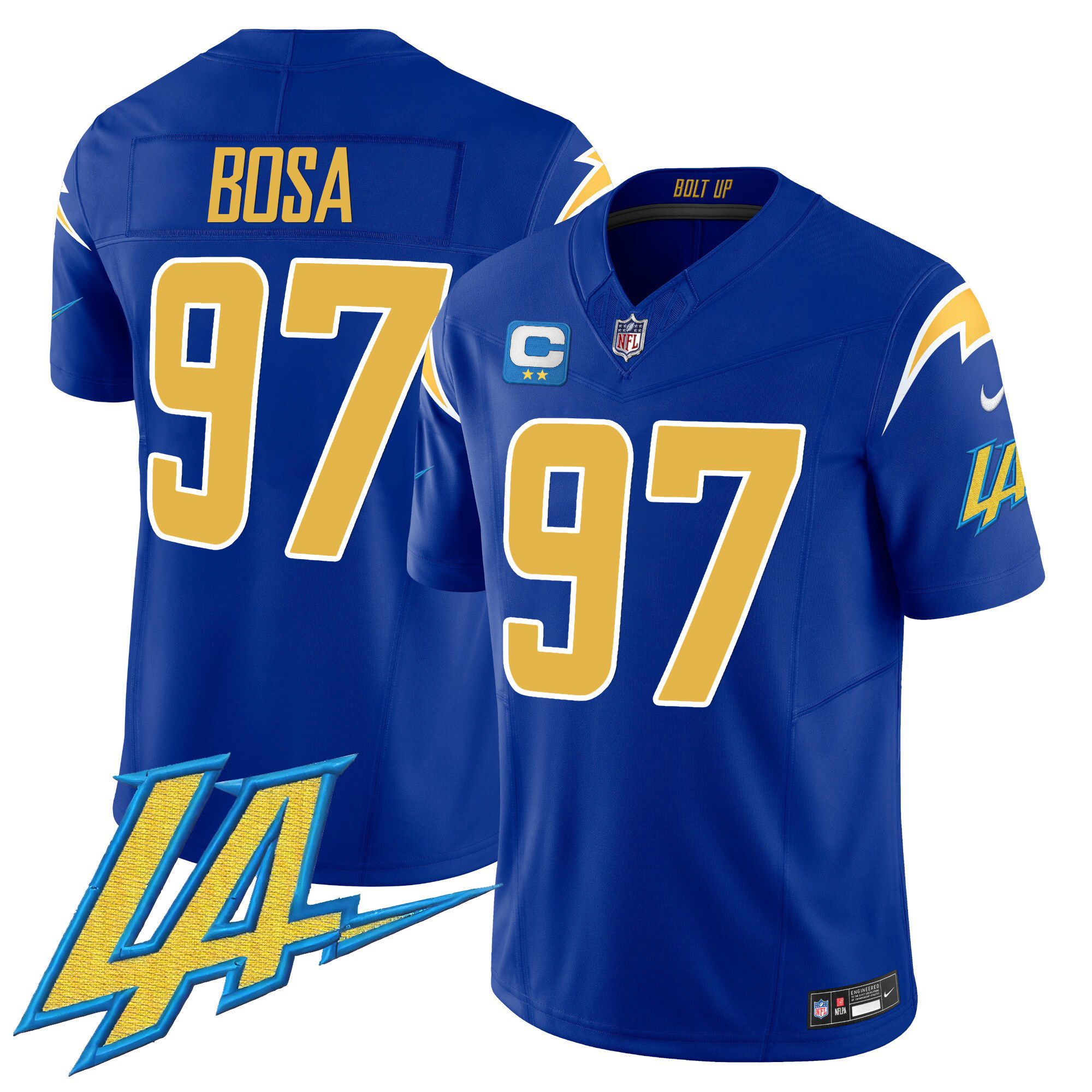 Joey Bosa Men's Los Angeles Chargers Vapor Limited Royal Jersey - All Stitched