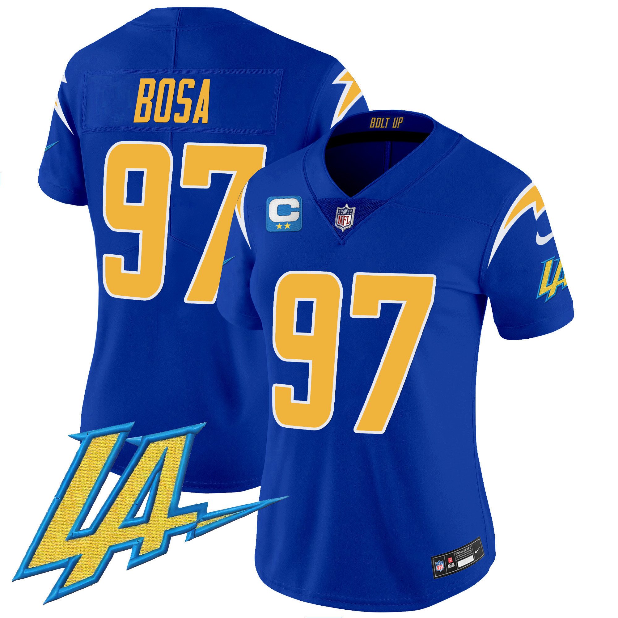 Joey Bosa Women's Los Angeles Chargers Vapor Limited Royal Jersey - All Stitched