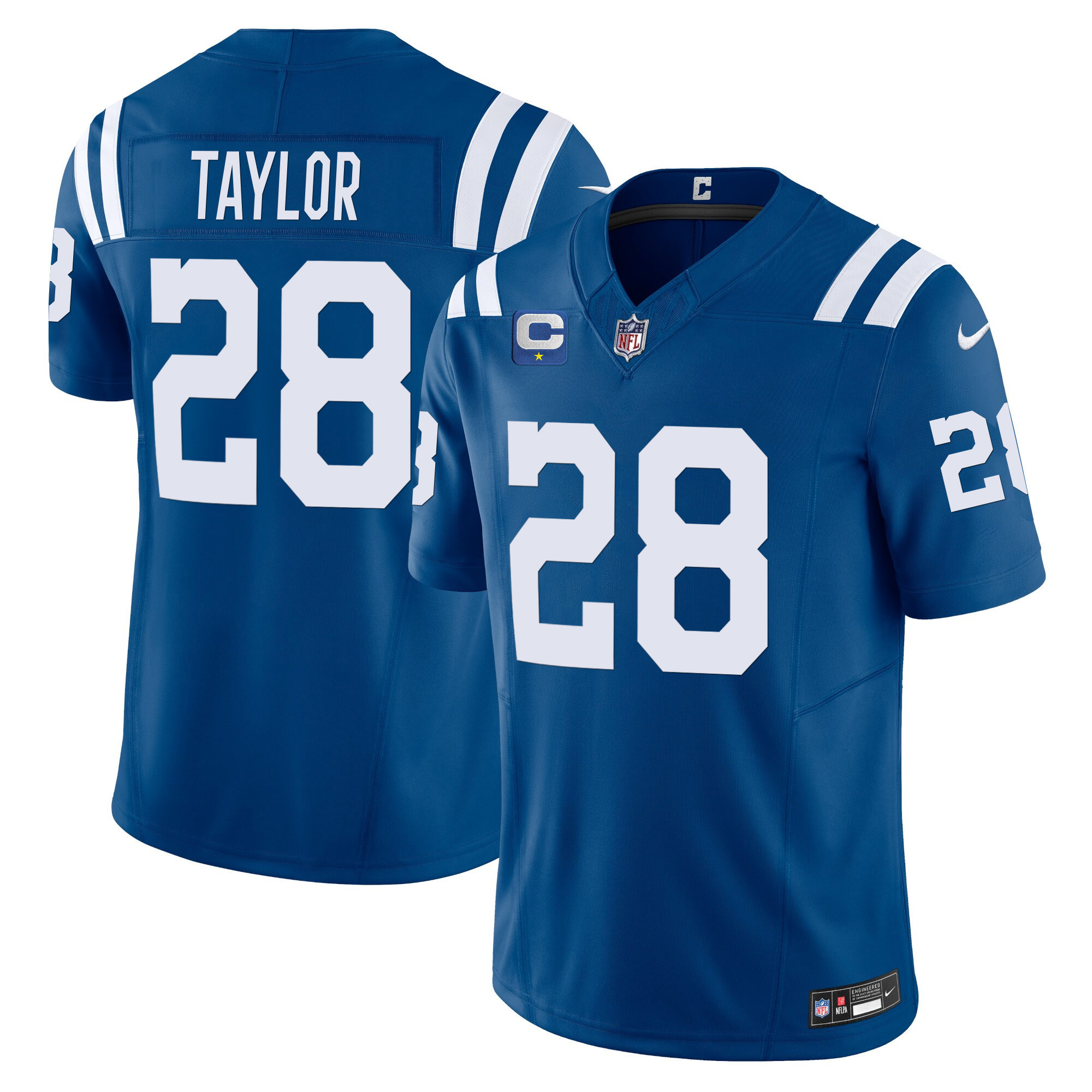 Jonathan Taylor Men's Indianapolis Colts Vapor Limited Royal Jersey - All Stitched