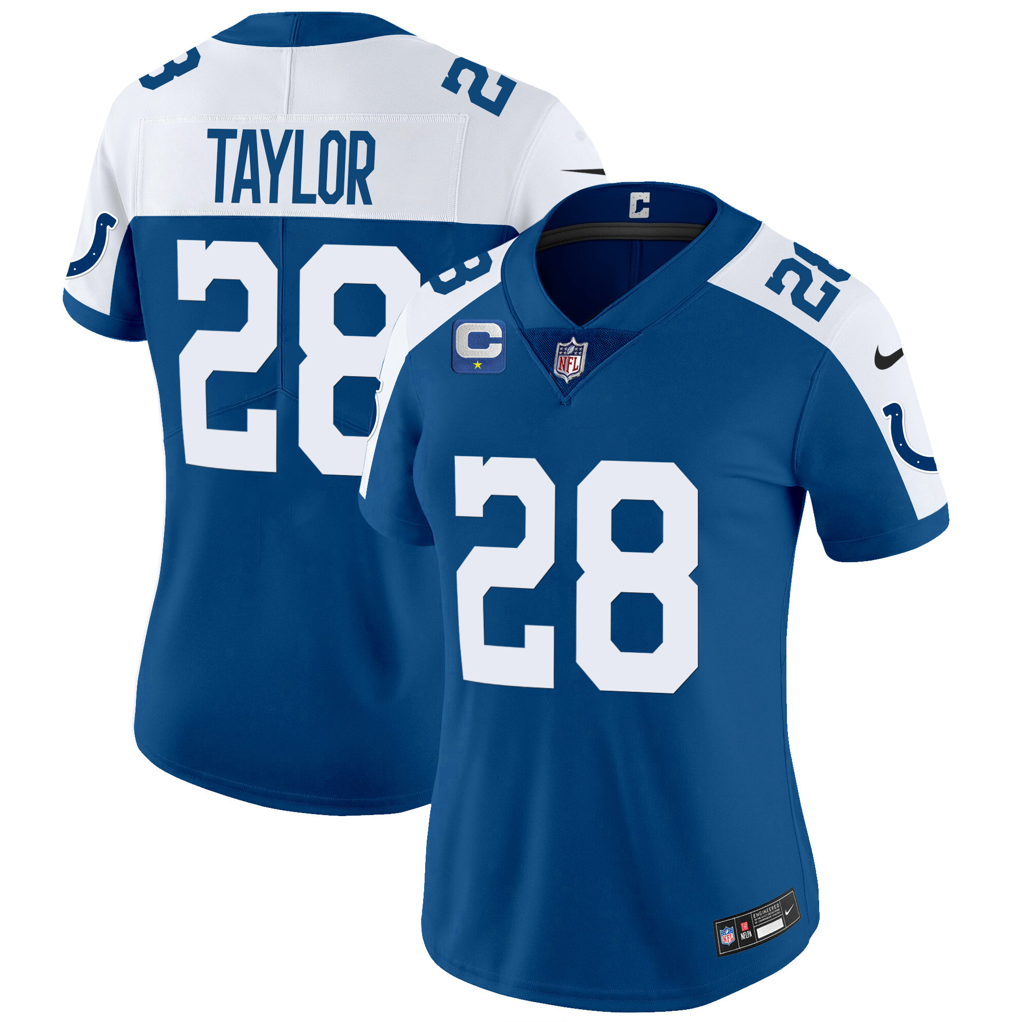 Jonathan Taylor Women's Indianapolis Colts Vapor Limited Royal Alternate Jersey - All Stitched