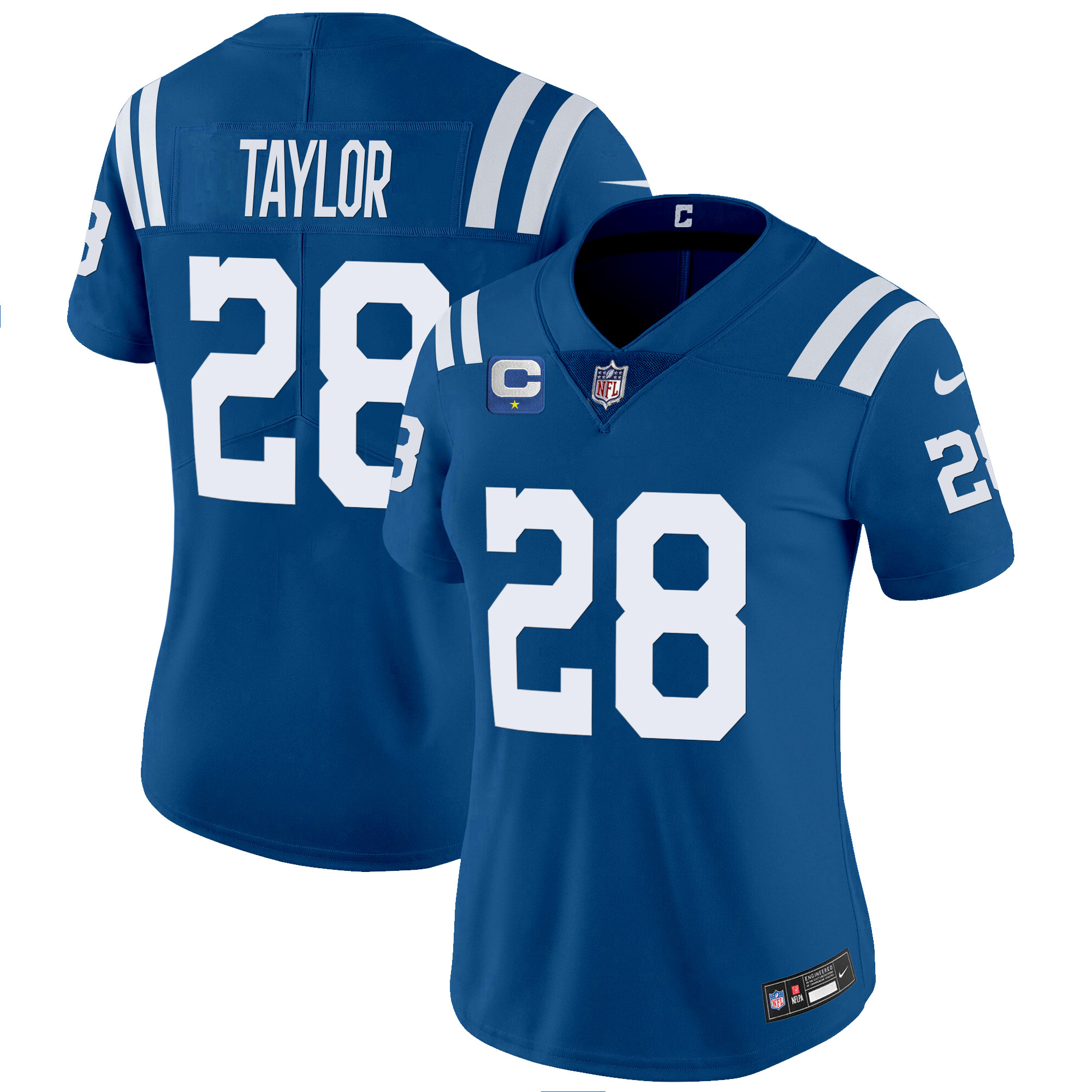Jonathan Taylor Women's Indianapolis Colts Vapor Limited Royal Jersey - All Stitched