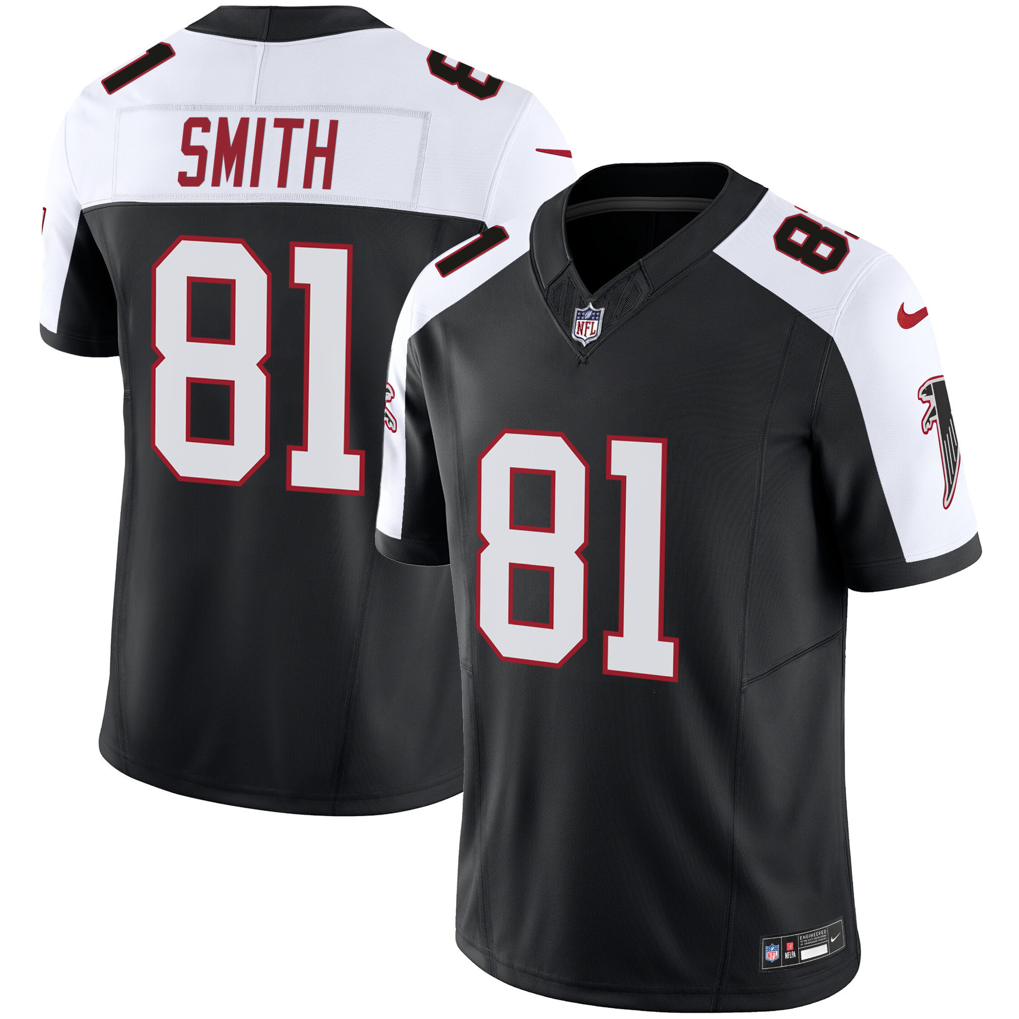 Jonnu Smith Men's Atlanta Falcons Vapor Limited Alternate Jersey - All Stitched