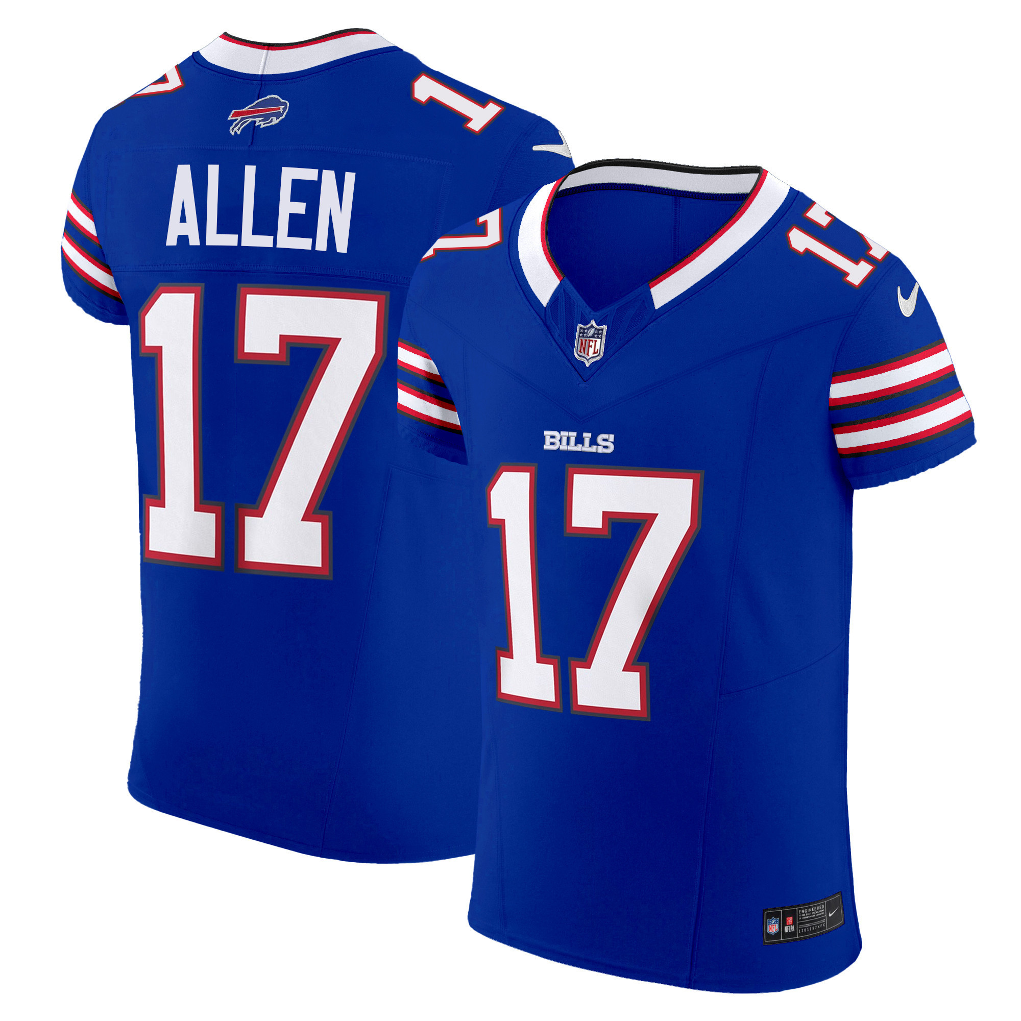 Josh Allen Men's Buffalo Bills Vapor Elite Royal Jersey - All Stitched