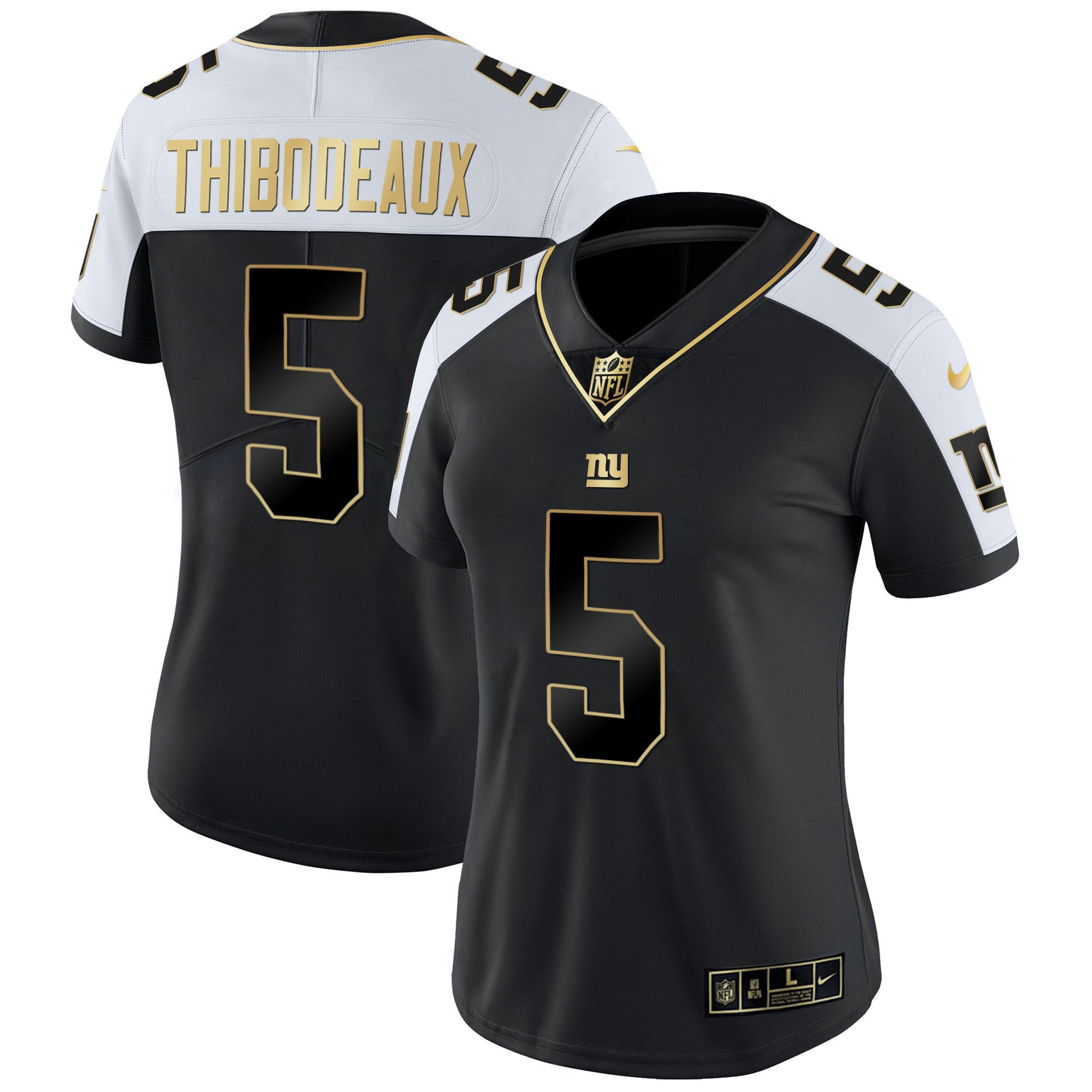 Kayvon Thibodeaux Women's New York Giants Vapor Gold Alternate Jersey - All Stitched
