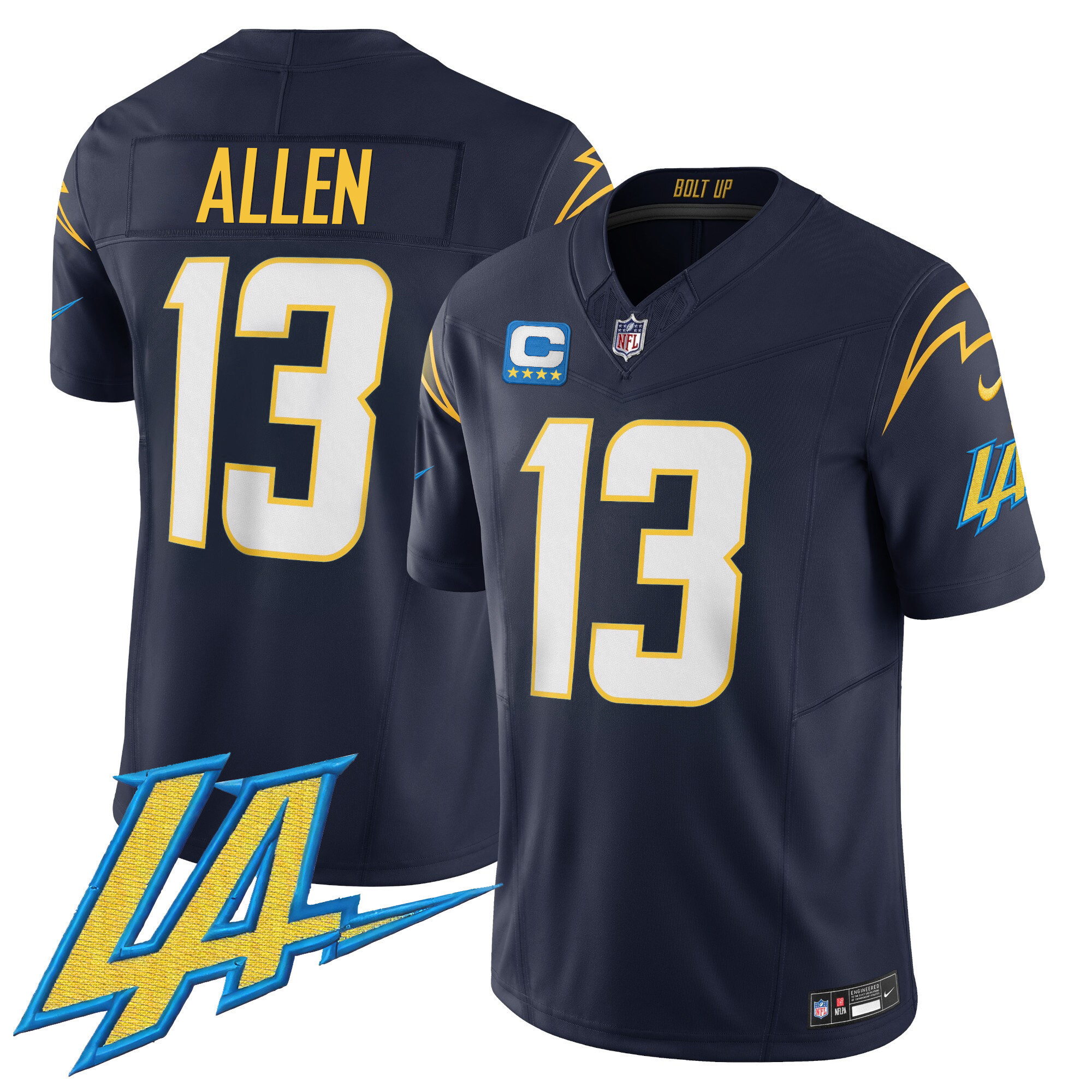 Keenan Allen Men's Los Angeles Chargers Vapor Limited Navy Jersey - All Stitched