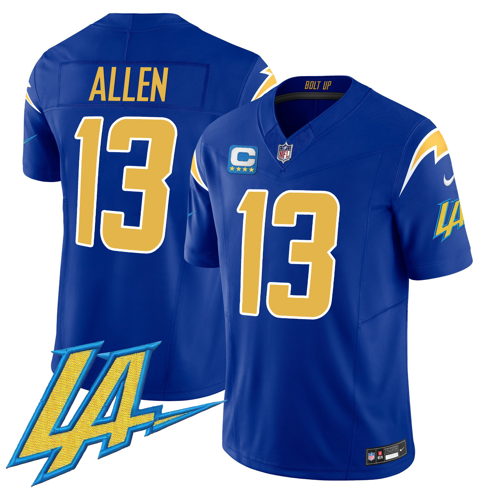 Keenan Allen Men's Los Angeles Chargers Vapor Limited Royal Jersey - All Stitched