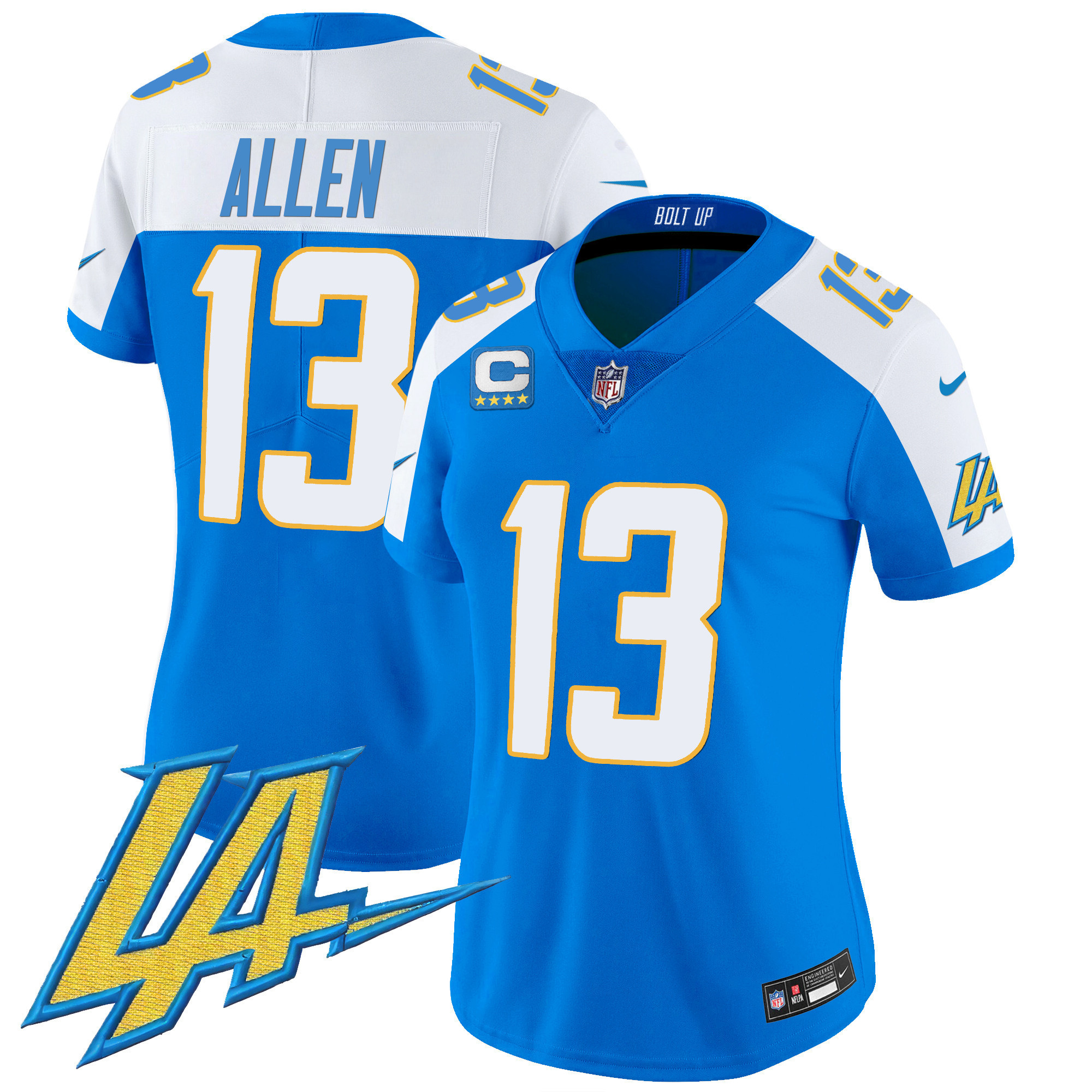 Keenan Allen Women's Los Angeles Chargers Vapor Limited Blue Alternate Jersey - All Stitched