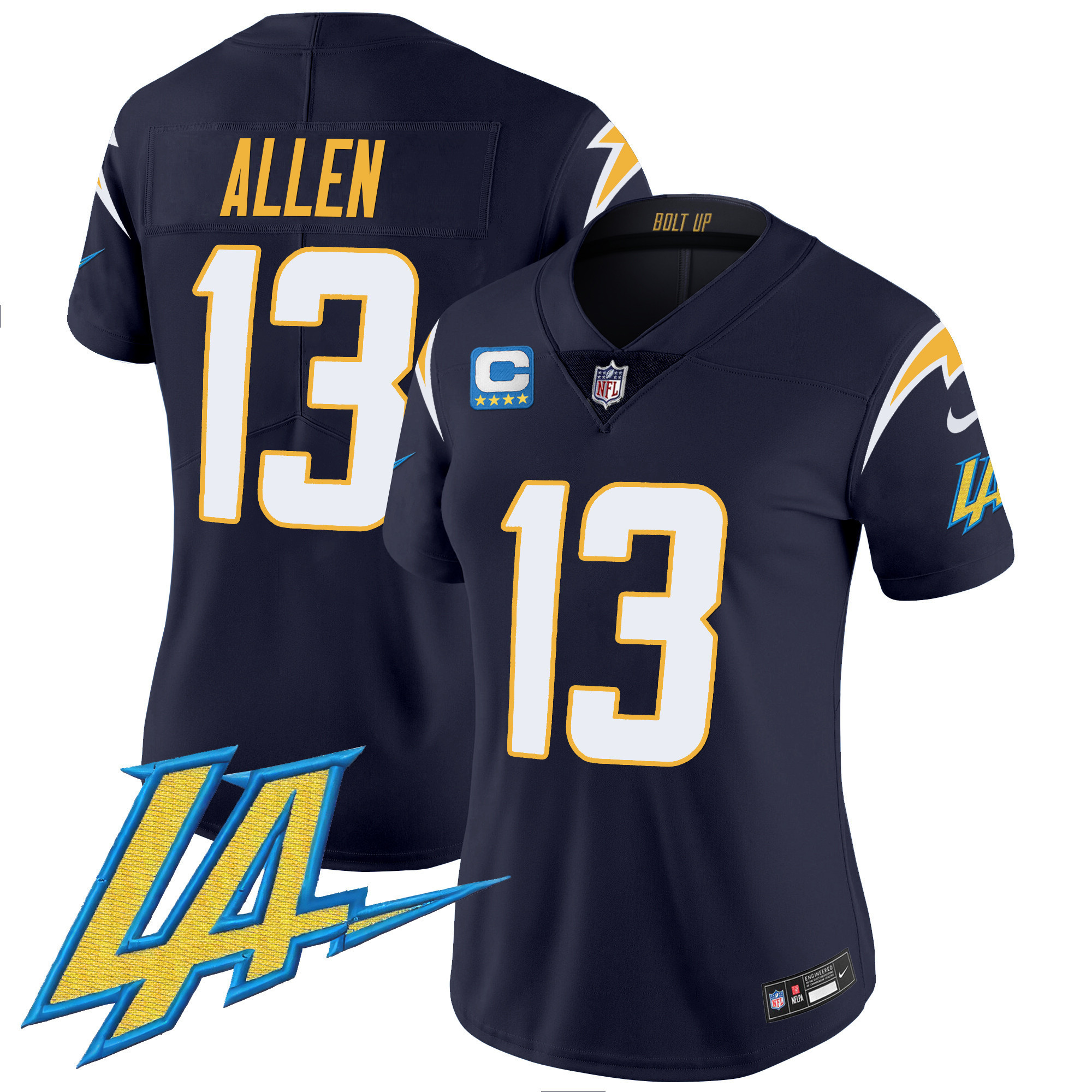 Keenan Allen Women's Los Angeles Chargers Vapor Limited Navy Jersey - All Stitched