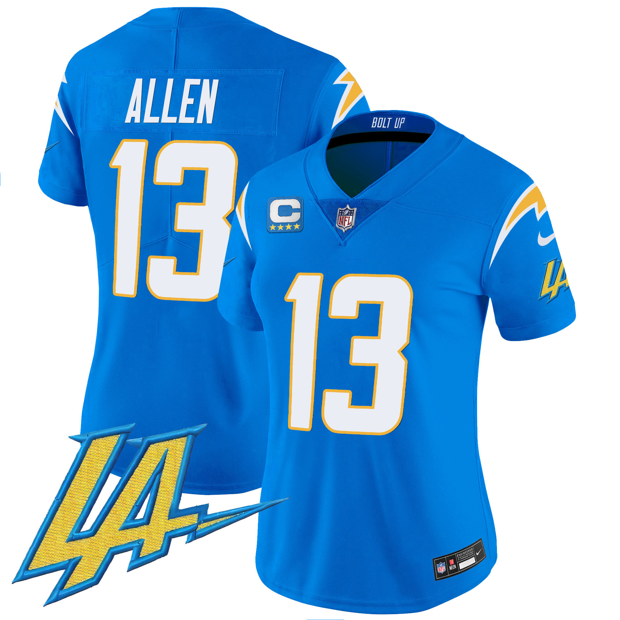 Keenan Allen Women's Los Angeles Chargers Vapor Limited Powder Blue Jersey - All Stitched