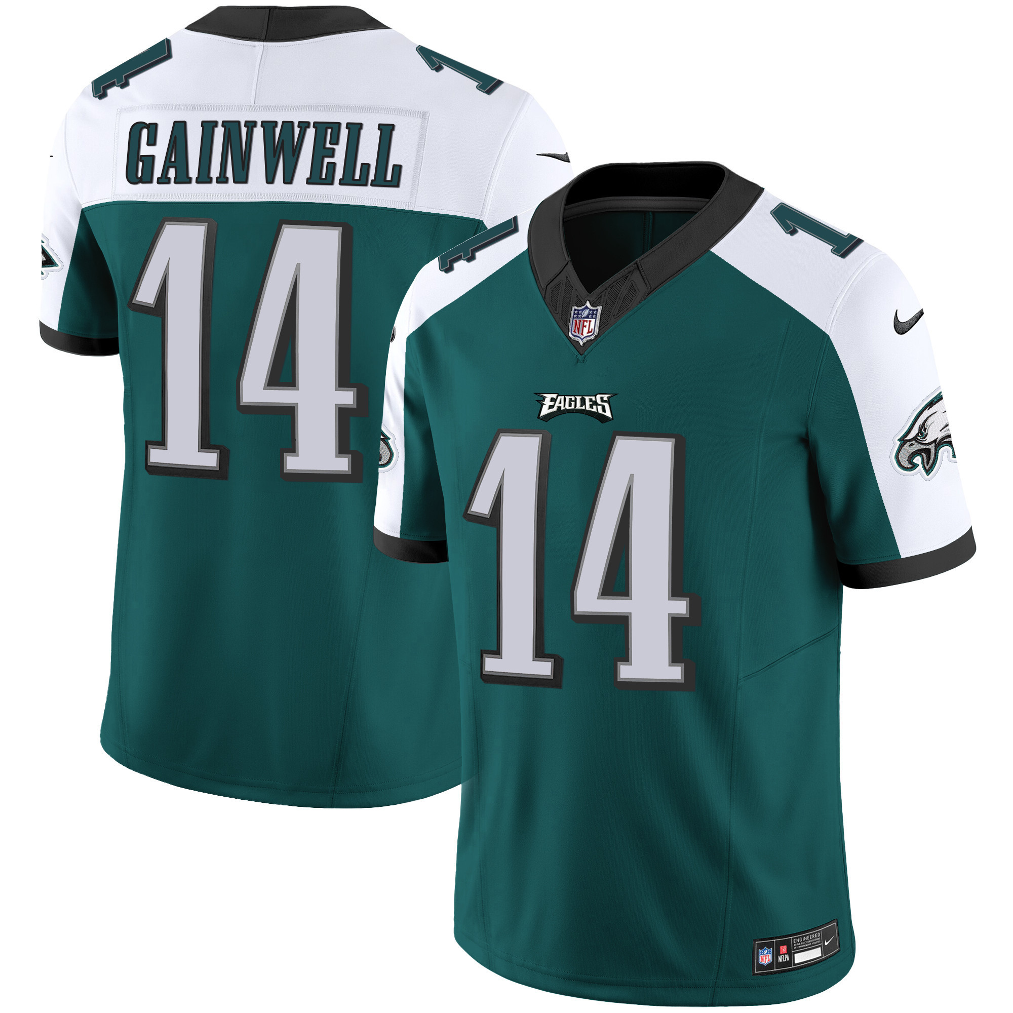Kenneth Gainwell Men's Philadelphia Eagles Vapor Limited Midnight Alternate Jersey - All Stitched