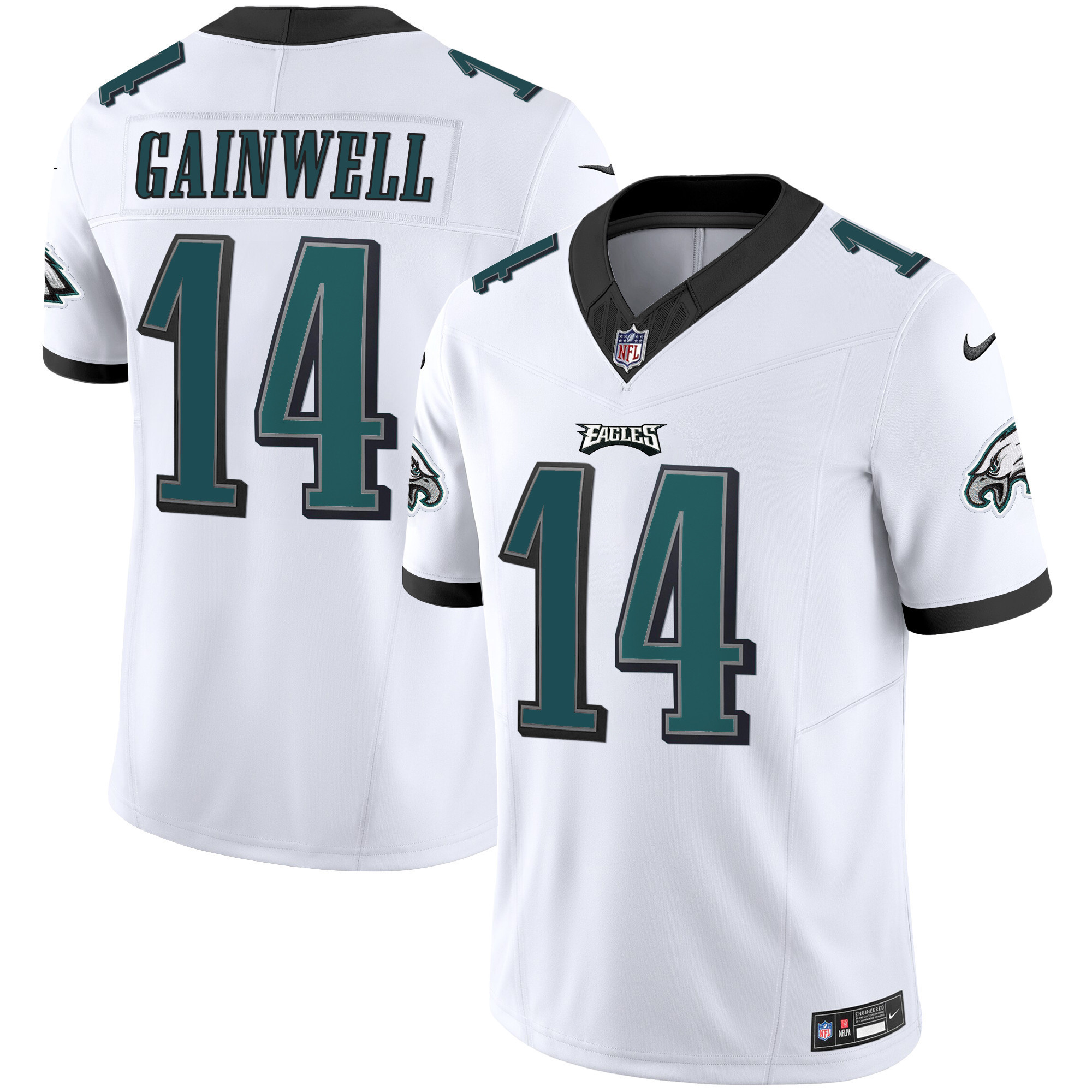Kenneth Gainwell Men's Philadelphia Eagles Vapor Limited White Jersey - All Stitched