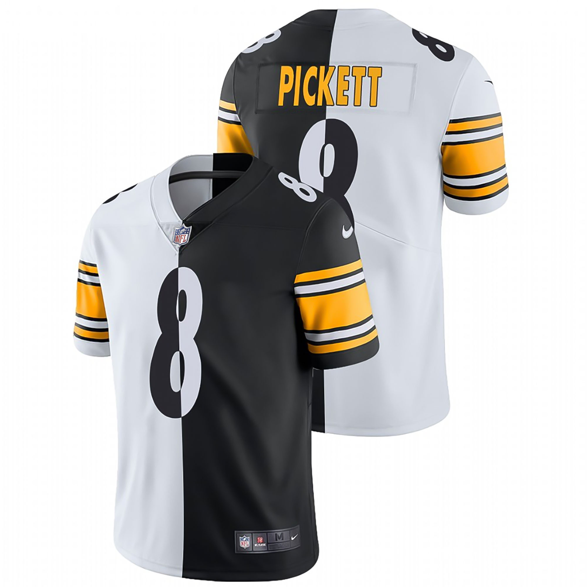 Kenny Pickett Men's Kenny Pickett Pittsburgh Steelers Split - All Stitched Split Jersey - All Stitched