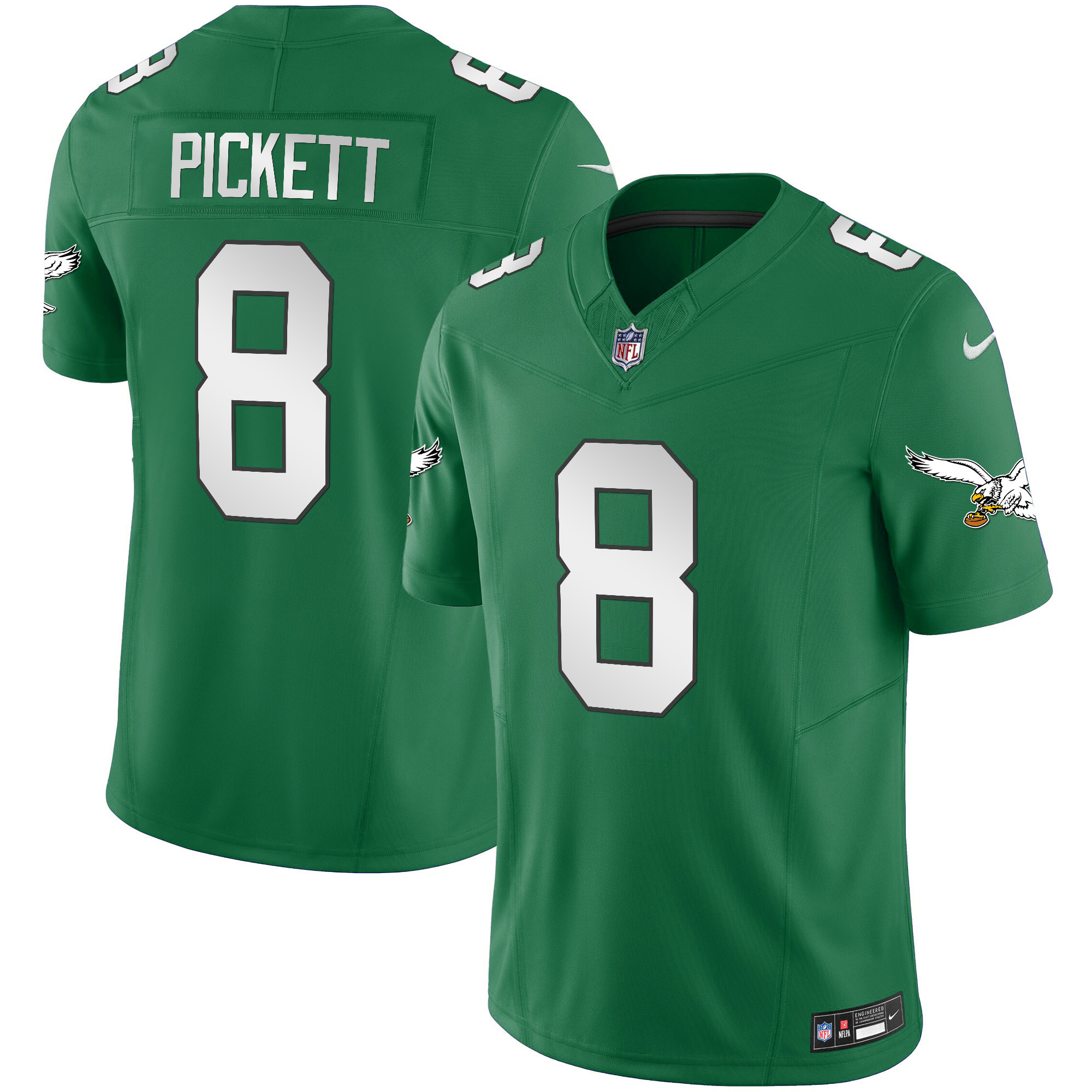 Kenny Pickett Men's Philadelphia Eagles Kelly Green Vapor Limited Kelly Green Jersey - All Stitched