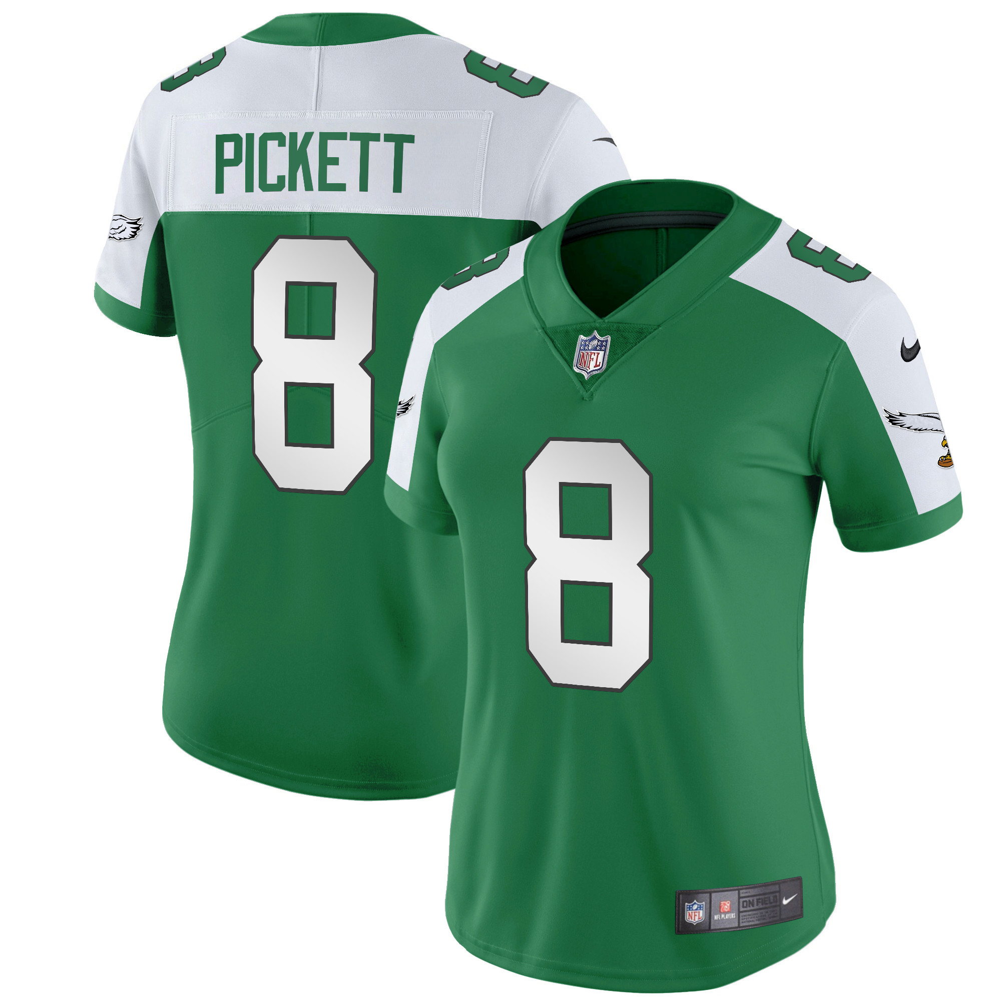 Kenny Pickett Women's Philadelphia Eagles Kelly Green Vapor Limited Kelly Alternate Jersey - All Stitched
