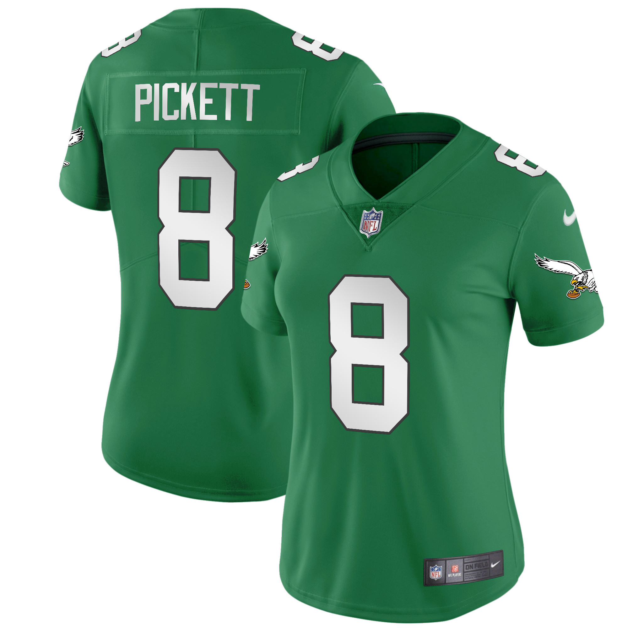 Kenny Pickett Women's Philadelphia Eagles Kelly Green Vapor Limited Kelly Green Jersey - All Stitched