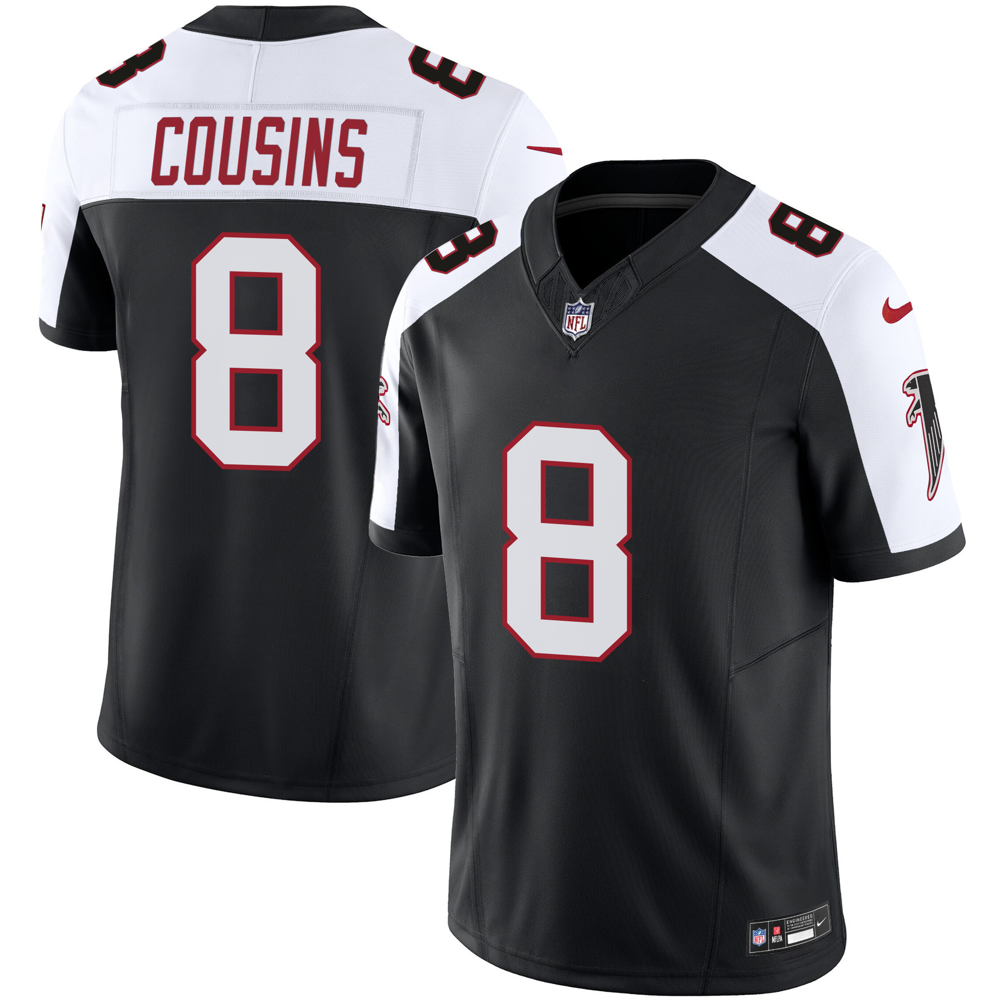 Kirk Cousins Men's Atlanta Falcons Vapor Limited Alternate Jersey - All Stitched