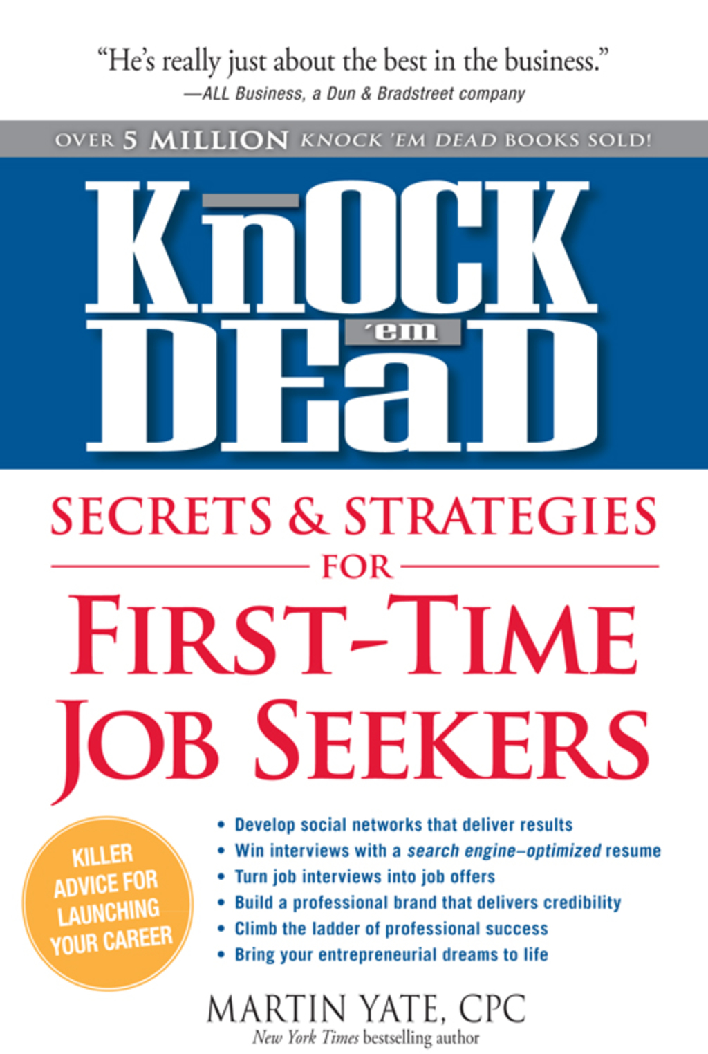 Knock'em Dead Secrets & Strategies for First-Time Job Seekers - (PDF/EPUB Version)