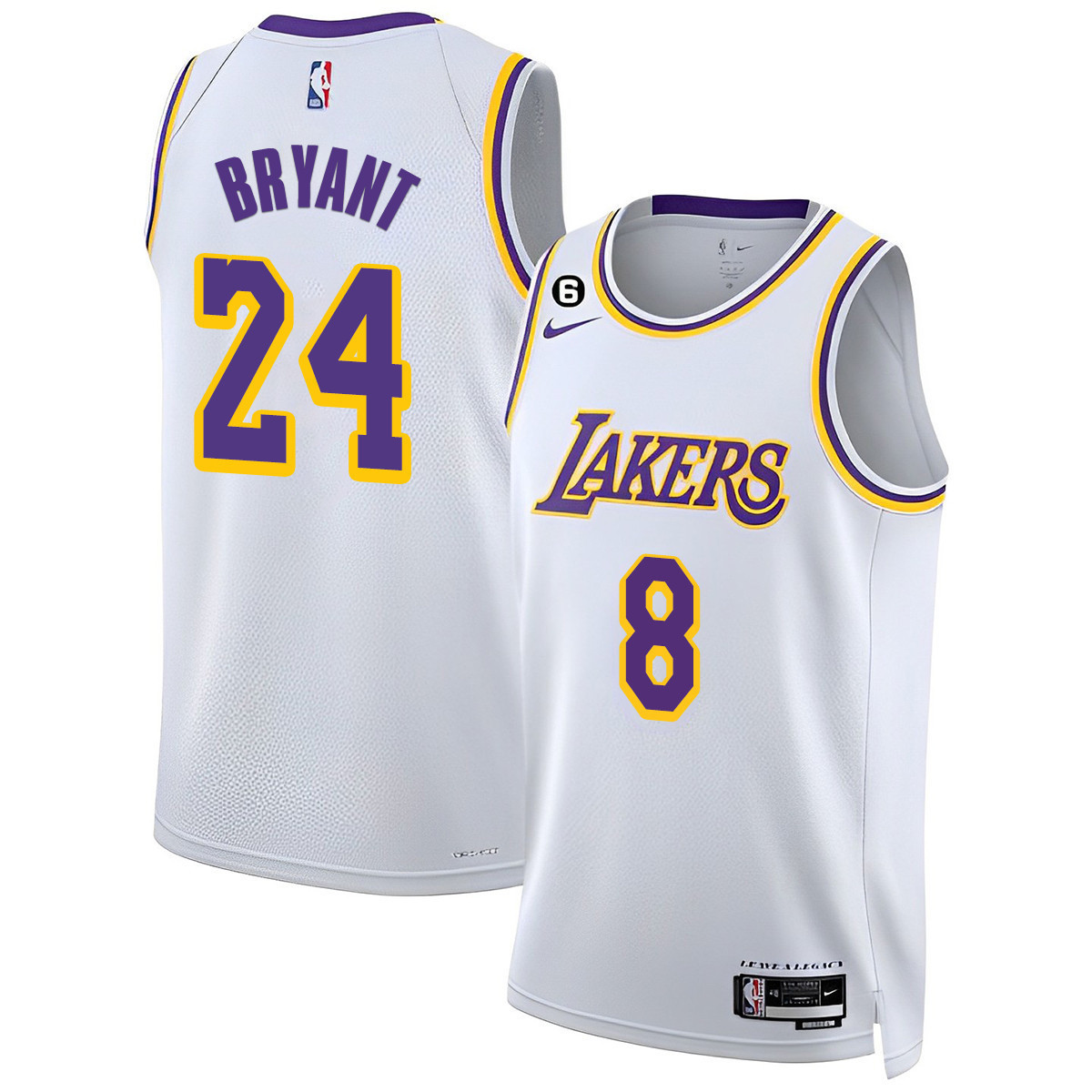 Kobe Bryant Men's Los Angeles Lakers 2023 Association Jersey Collection - All Stitched