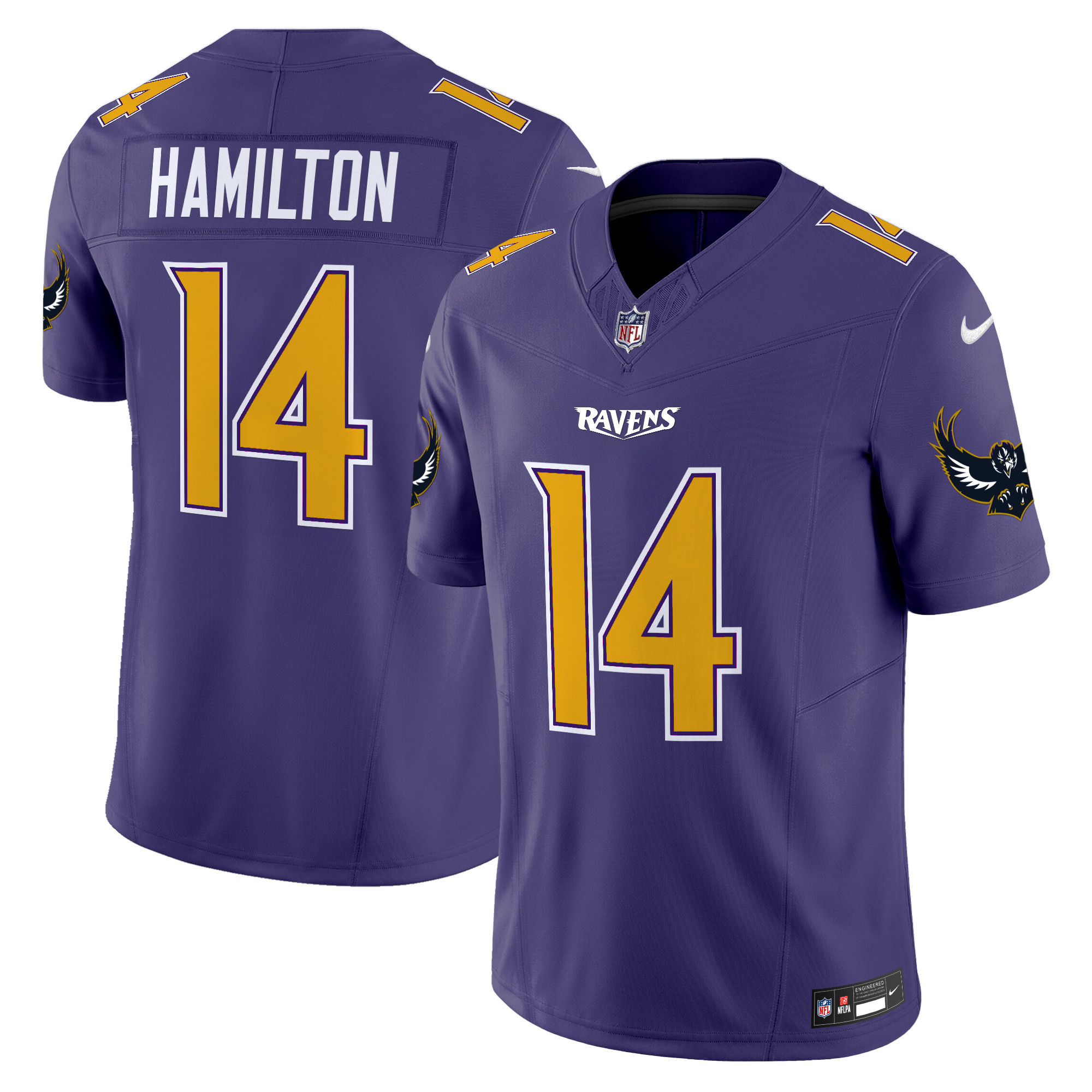 Kyle Hamilton Men's Baltimore Ravens Special Vapor Limited Purple Jersey - All Stitched