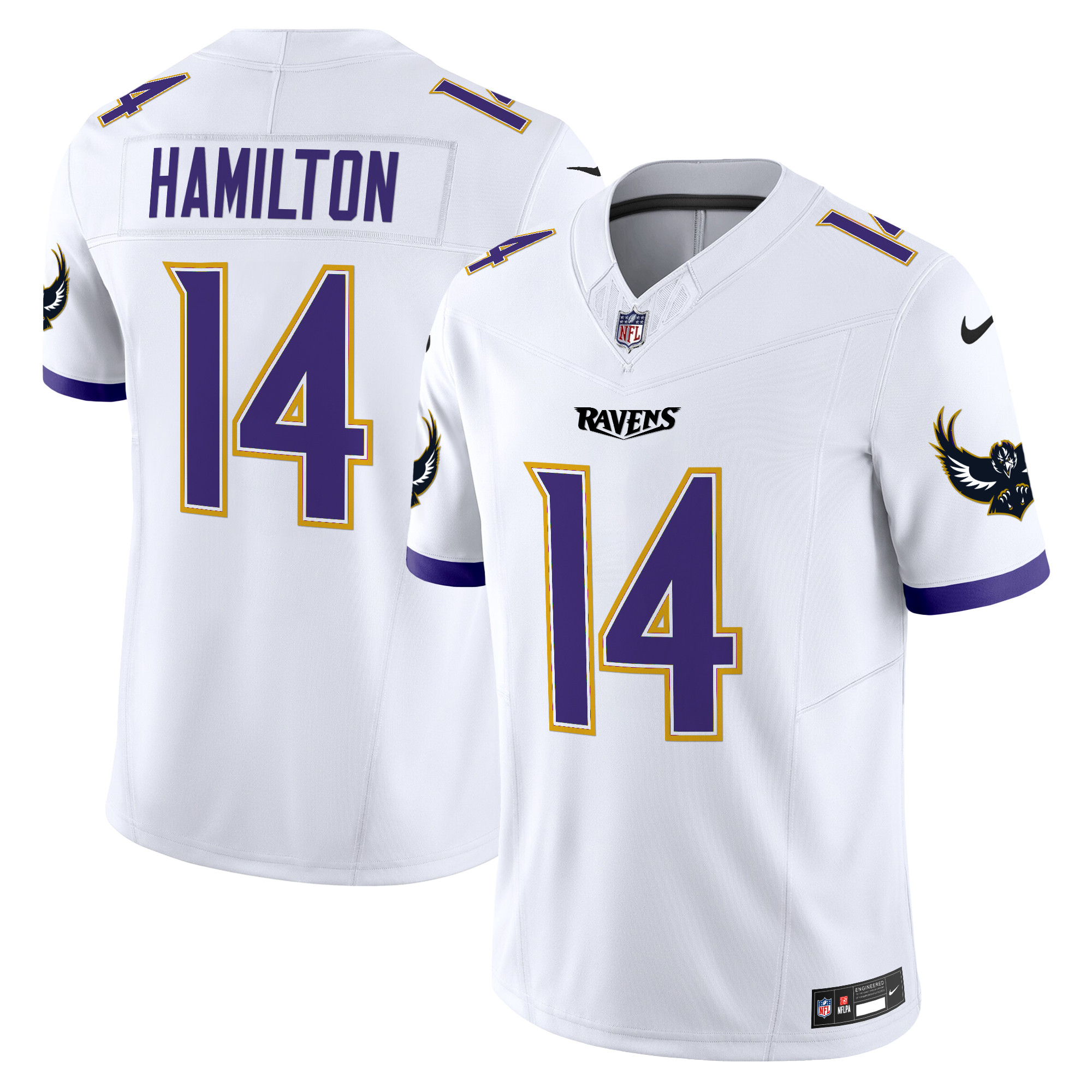 Kyle Hamilton Men's Baltimore Ravens Special Vapor Limited White Jersey - All Stitched
