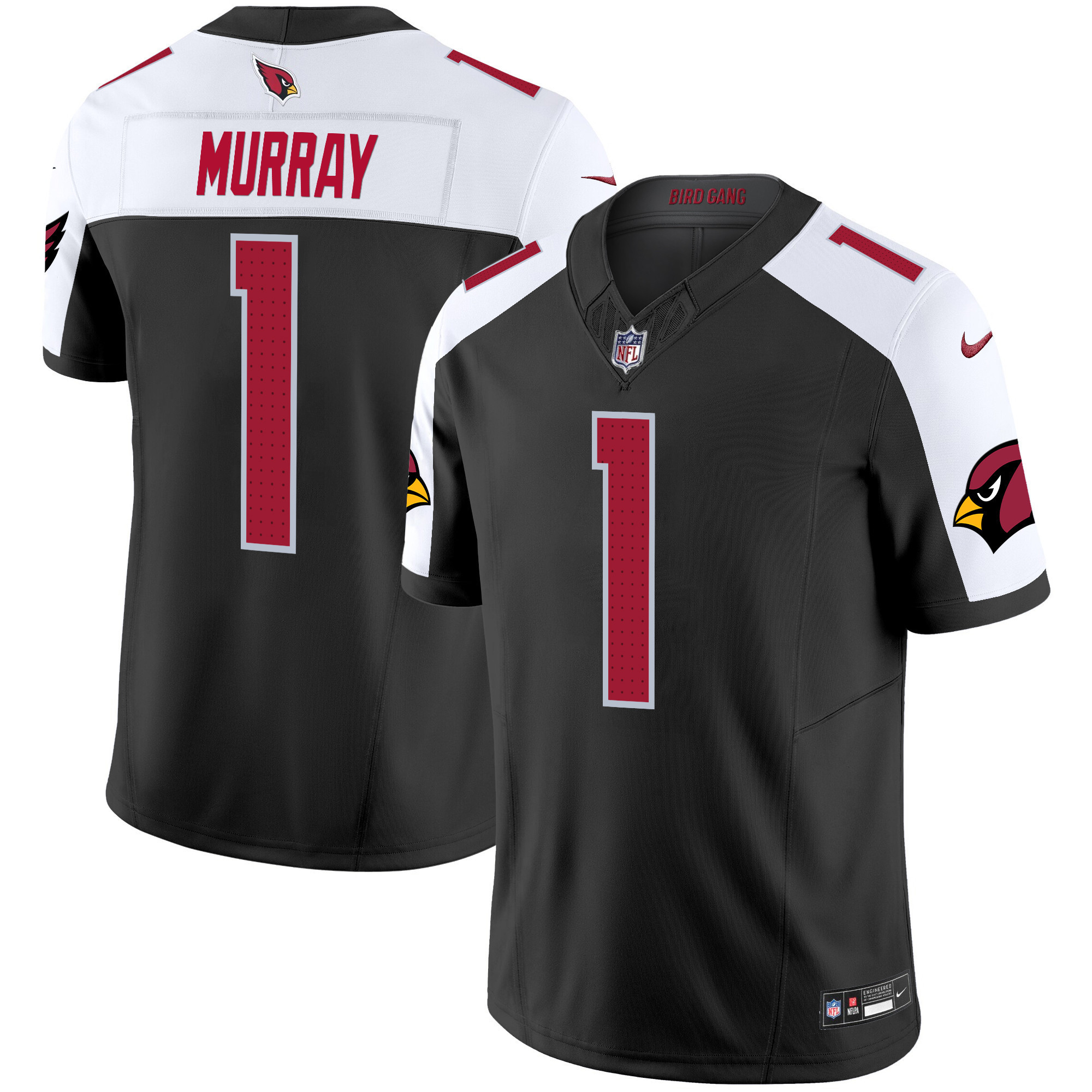 Kyler Murray Men's Arizona Cardinals 2024 Vapor Limited Black Alternate Jersey - All Stitched