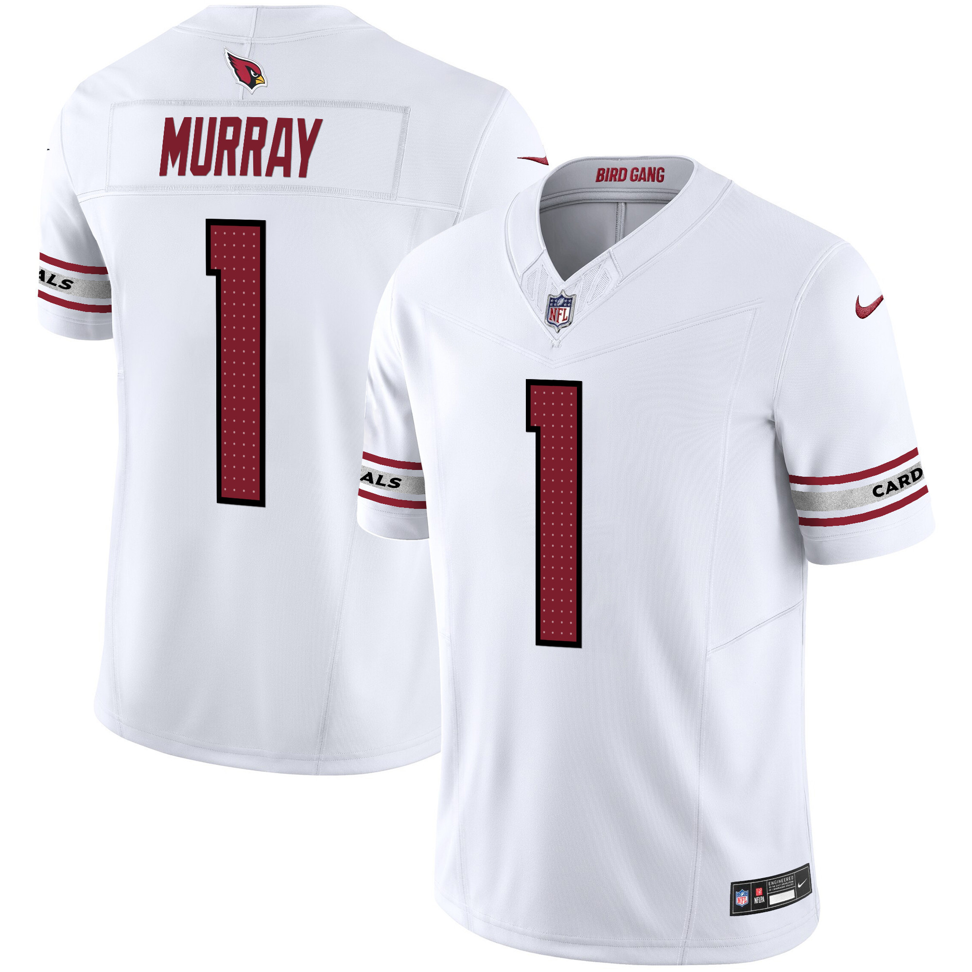Kyler Murray Men's Arizona Cardinals 2024 Vapor Limited White Jersey - All Stitched