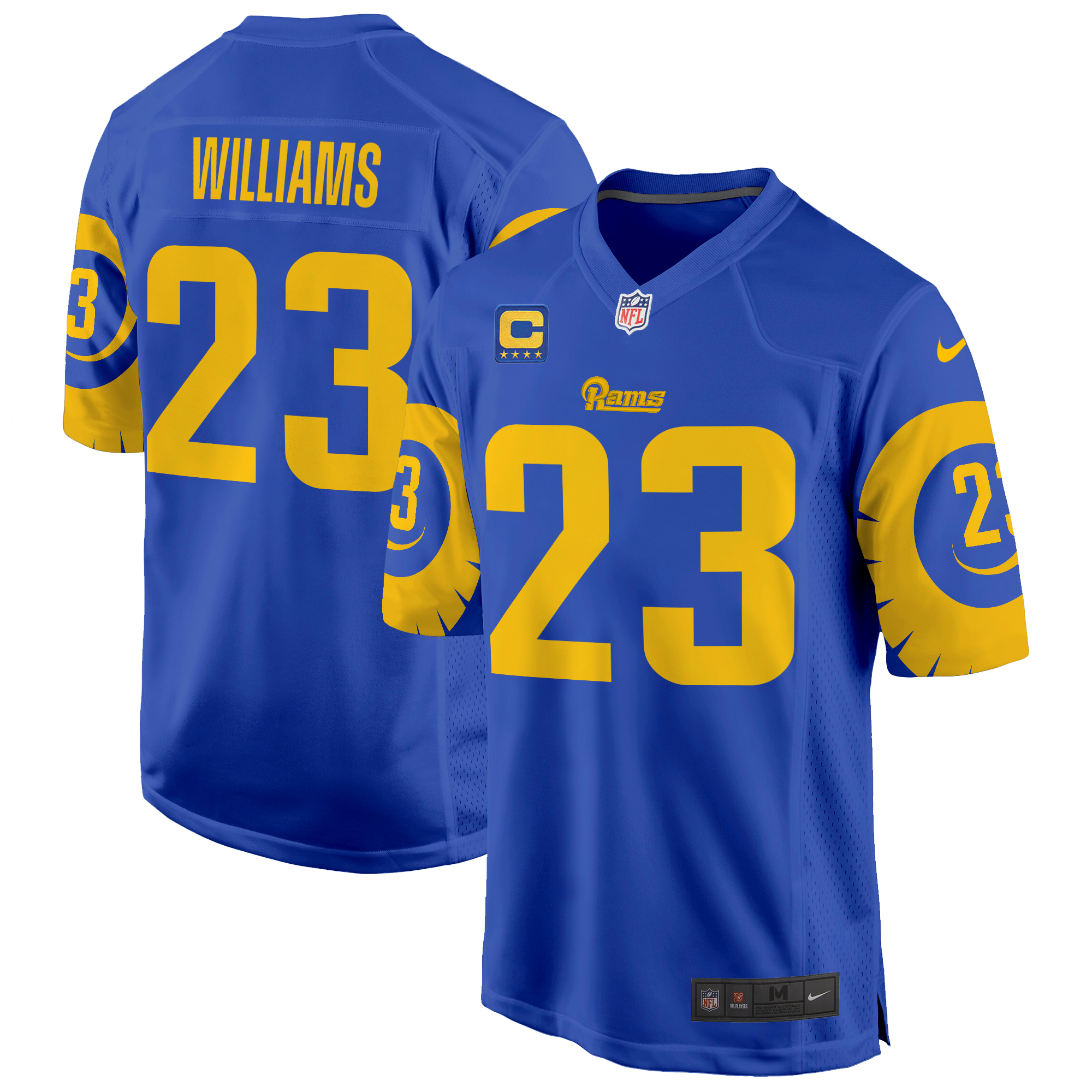Kyren Williams Men's Los Angeles Rams Special Game Royal Jersey - All Stitched