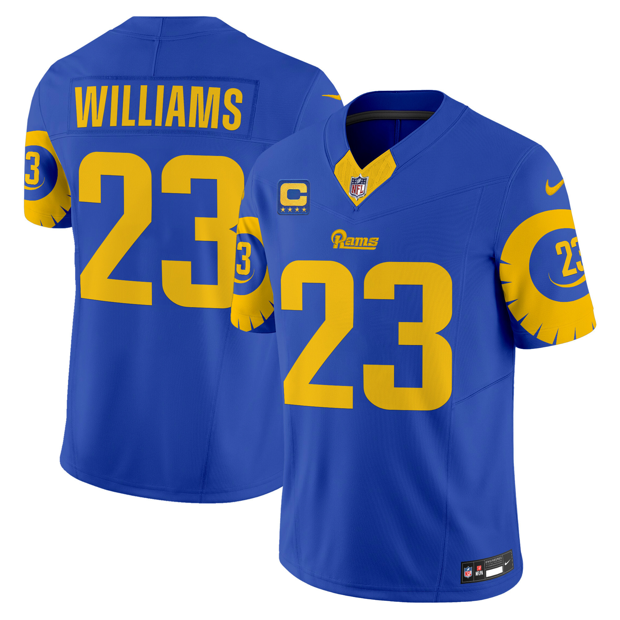 Kyren Williams Men's Los Angeles Rams Special Vapor Limited Royal Jersey - All Stitched