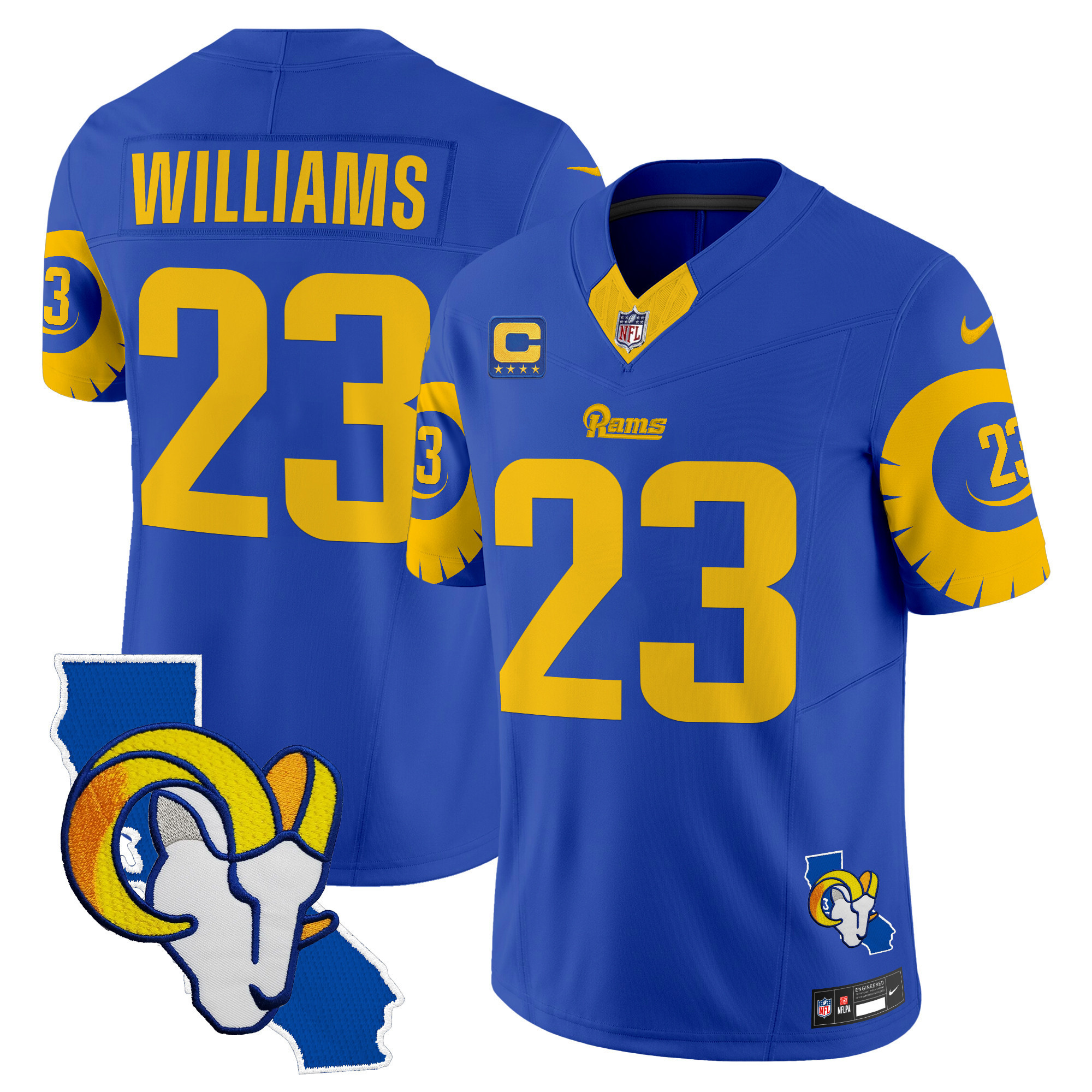 Kyren Williams Men's Los Angeles Rams Special Vapor Limited Royal Jersey - All Stitched