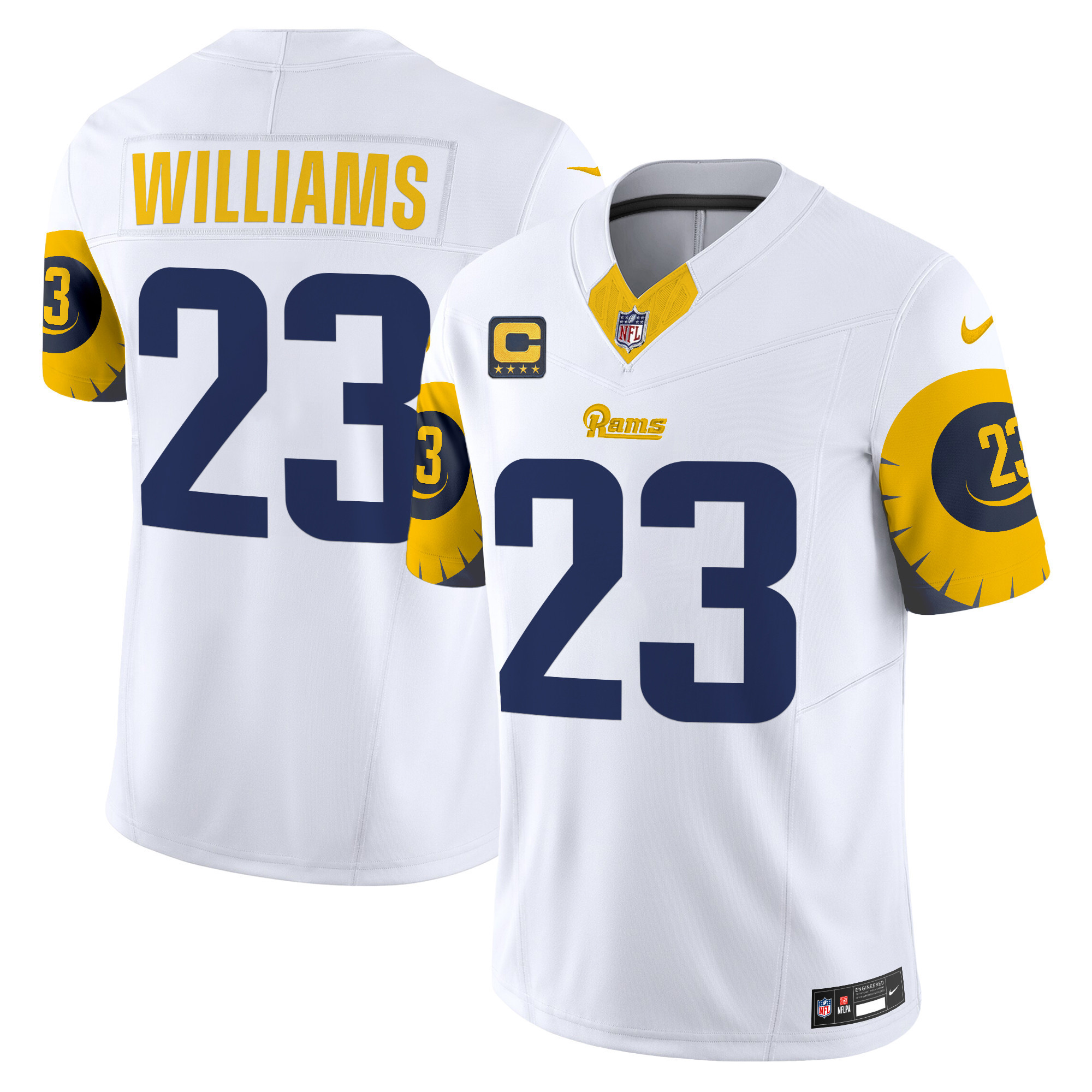 Kyren Williams Men's Los Angeles Rams Special Vapor Limited White Jersey - All Stitched
