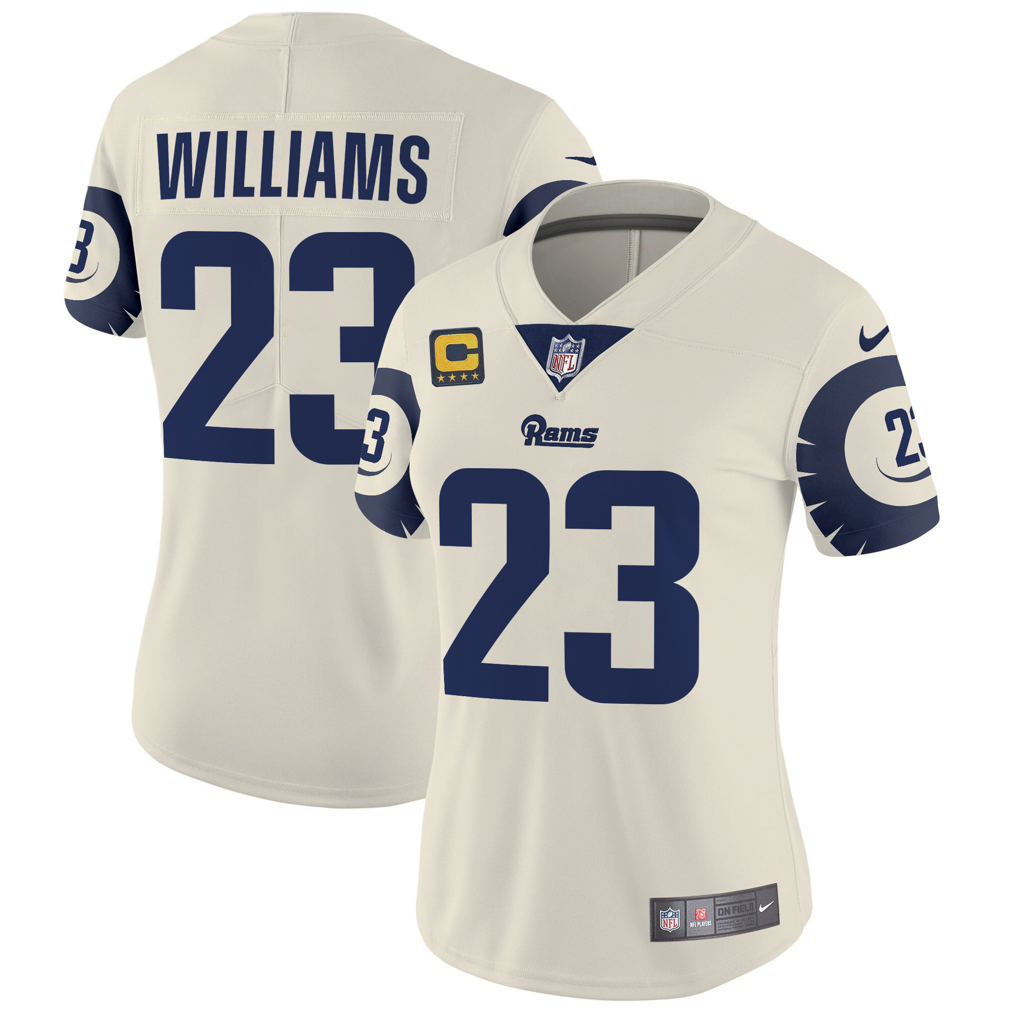 Kyren Williams Women's Los Angeles Rams Special Vapor Limited Bone Jersey - All Stitched