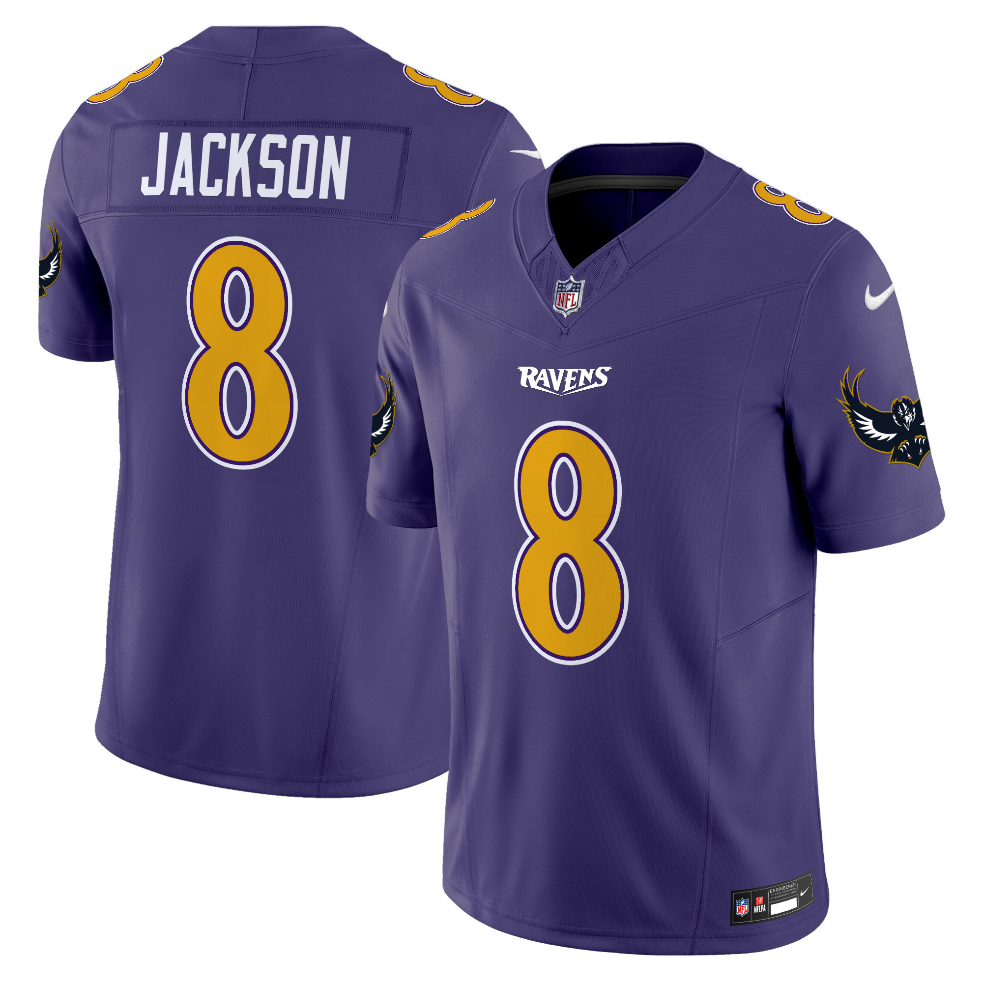 Lamar Jackson Men's Baltimore Ravens Special Vapor Limited Purple Jersey - All Stitched
