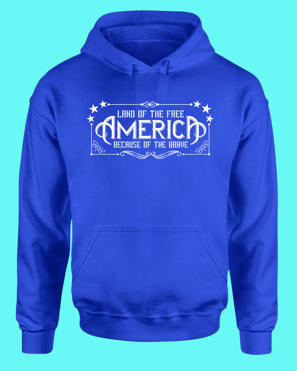 Land of the Free Because of the Brave hoodie American hoodie