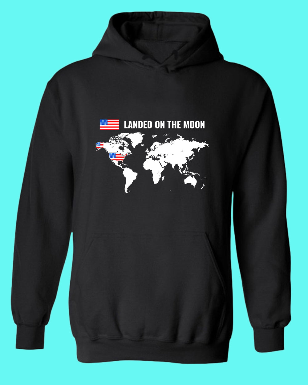 Landed on the Moon hoodie USA hoodie