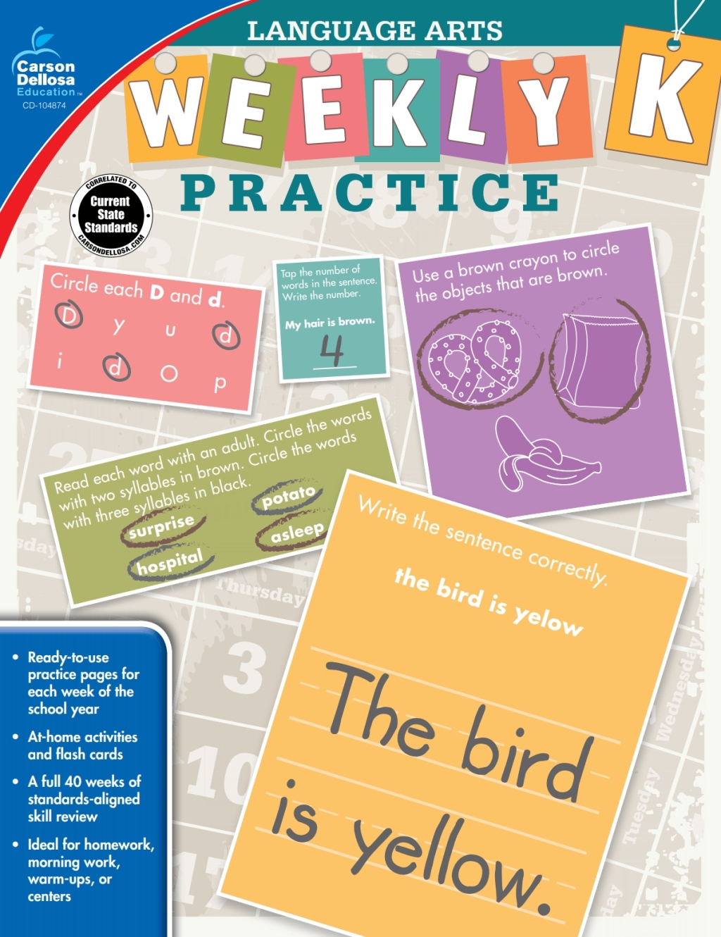 Language Arts, Grade K - (PDF/EPUB Version)