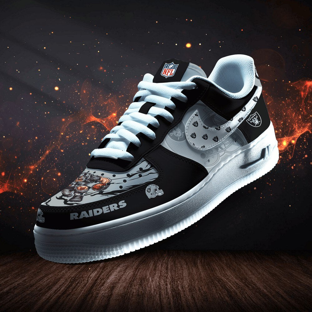 Las Vegas Raiders Custom AF1 Shoes