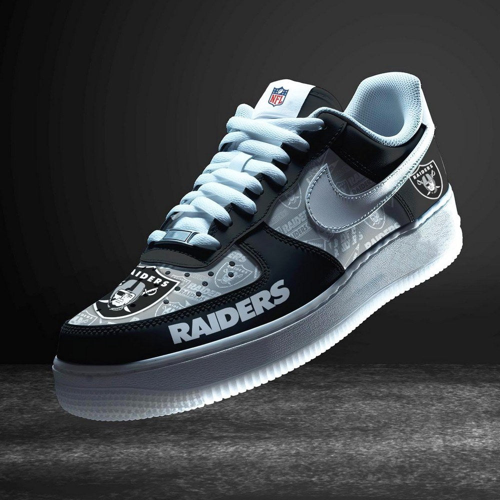 Las Vegas Raiders Custom AF1 Shoes
