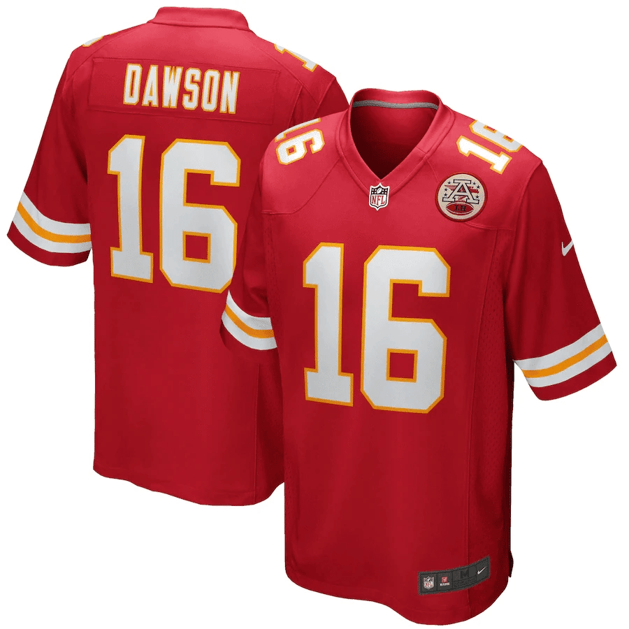 Len Dawson Men's Kansas City Chiefs Vapor & Game Player - All Stitched Game Jersey - All Stitched