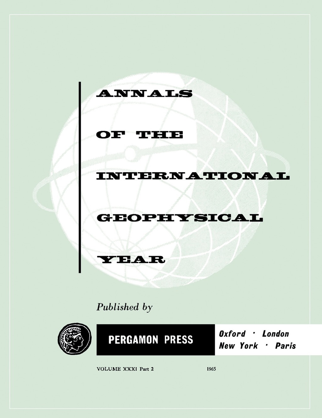 Les Marees Terrestres Annals of The International Geophysical Year, Vol. 31 - (PDF/EPUB Version)