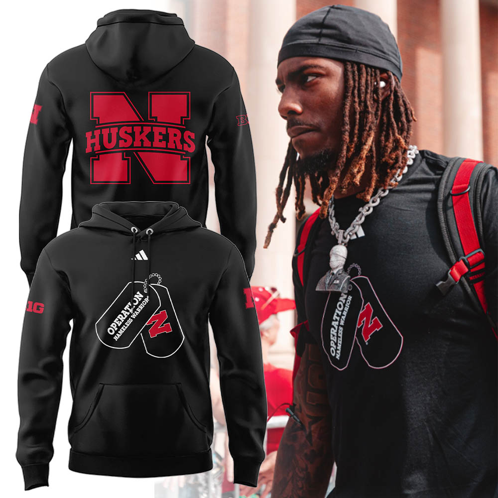 Limited Edition Nebraska Football x â€œOPERATION NAMELESS WARRIORâ€ Hoodie