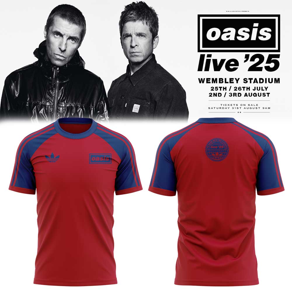 Limited Edition Oasis â€œLive â€™25â€ Red T-shirt